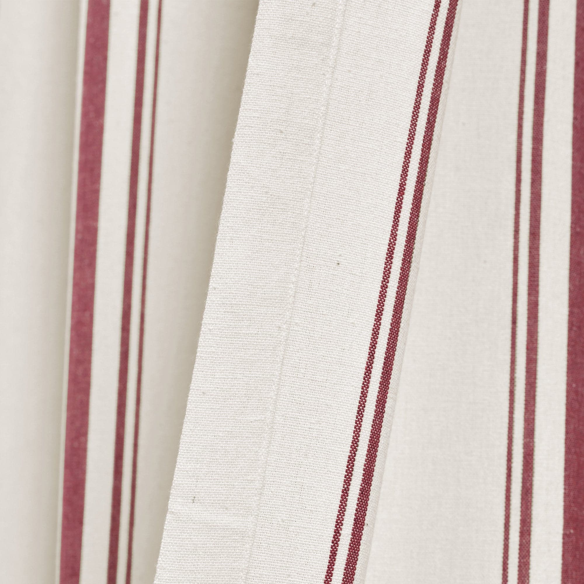 Farmhouse Stripe Yarn-Dyed Recycled Cotton Blend Window Curtain Panel Set - Blackout Thermal Insulated Drapes for Living Room, Bedroom & Nursery (2 Panels, 52x84 Inch) - Perfect for Rustic, Modern & Farmhouse Home Decor