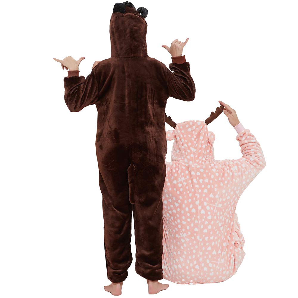 Kids Dog Onesie Fleece Pajamas - Cute Bulldog Animal Costume for Halloween, Christmas & Easter | Warm One-Piece Sleepwear for Boys & Girls