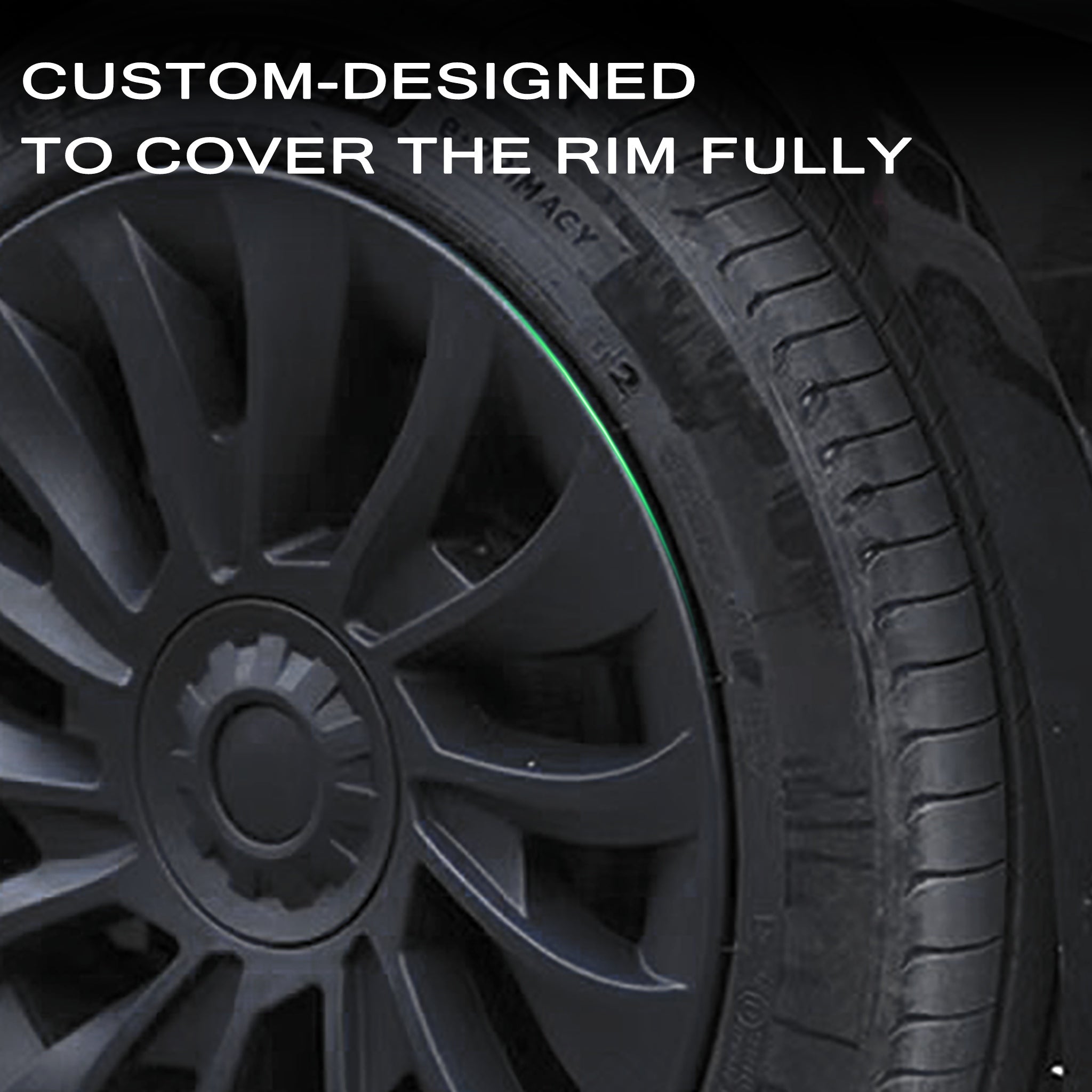 1 PCS Uberturbine Wheel Cover for Tesla Model 3 Highland 18