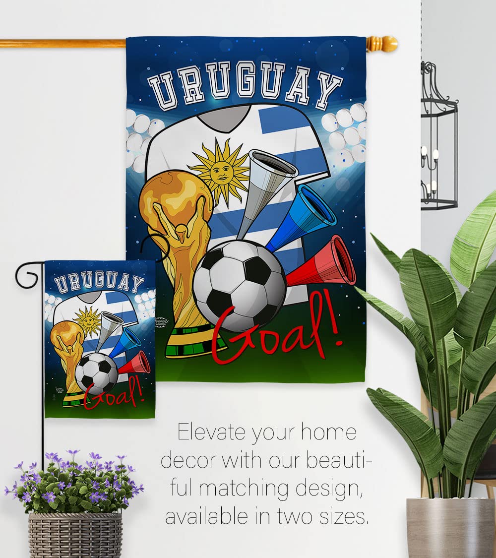 Uruguay Flags for FIFA World Cup - Outdoor & Indoor Decor for Soccer Fans