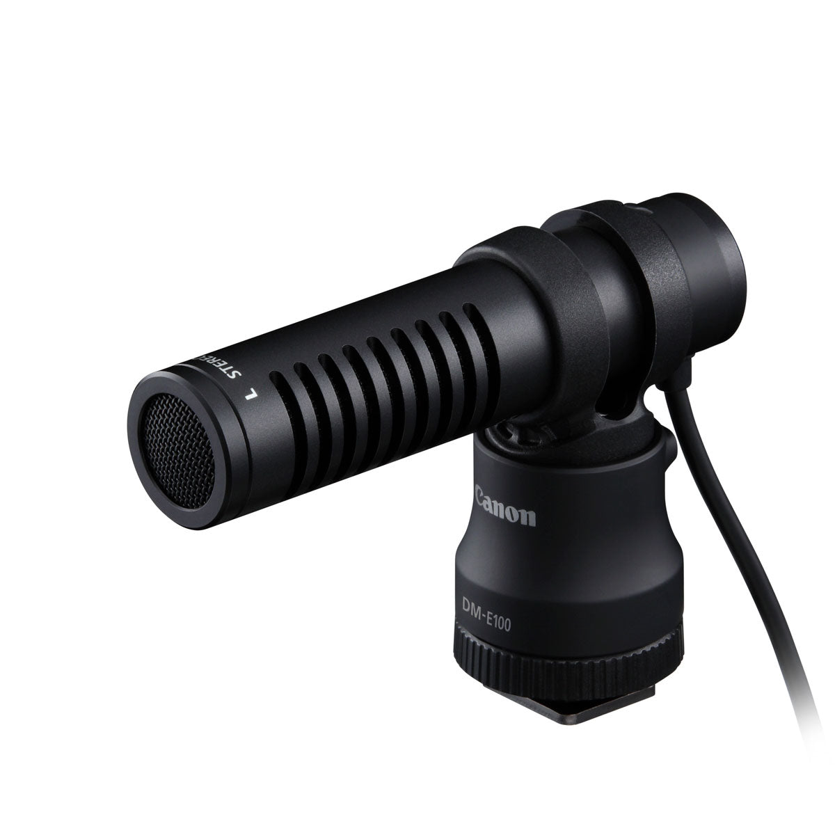Canon DM-E100 Professional Stereo Microphone for DSLR, Camcorder & Streaming - High-Quality Audio for Vlogging, Interviews & Live Broadcasts