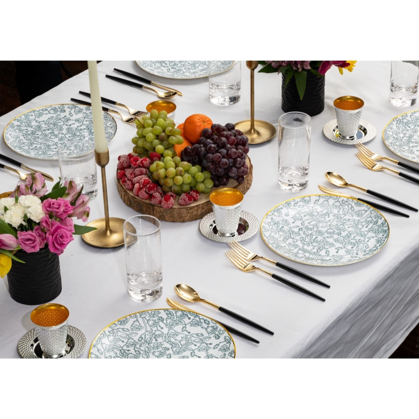 Trendables 120-Pack Heavy Duty Disposable Plastic Forks - Elegant Black & Gold Two-Tone Utensils for Weddings, Parties, Catering & Events | Durable Plastic Silverware for Home, Office & Outdoor Use