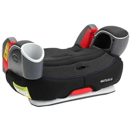 Nautilus 65 3-in-1 Convertible Harnessed Booster Car Seat for Toddlers & Kids - Black | Safe & Comfortable for Travel, School & Family Road Trips