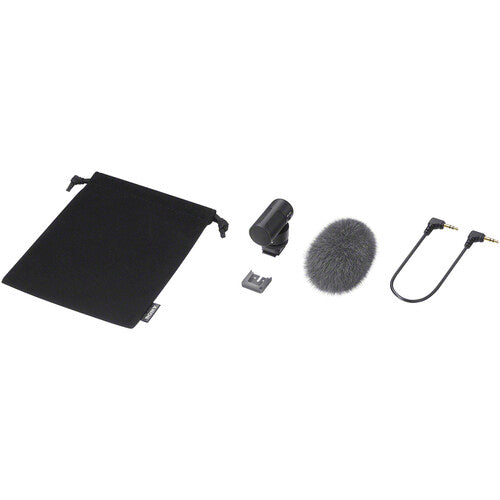 Sony ECM-G1 Ultracompact Shotgun Microphone for Camera - Perfect for Vlogging, YouTube, and Content Creation - Open Box Condition