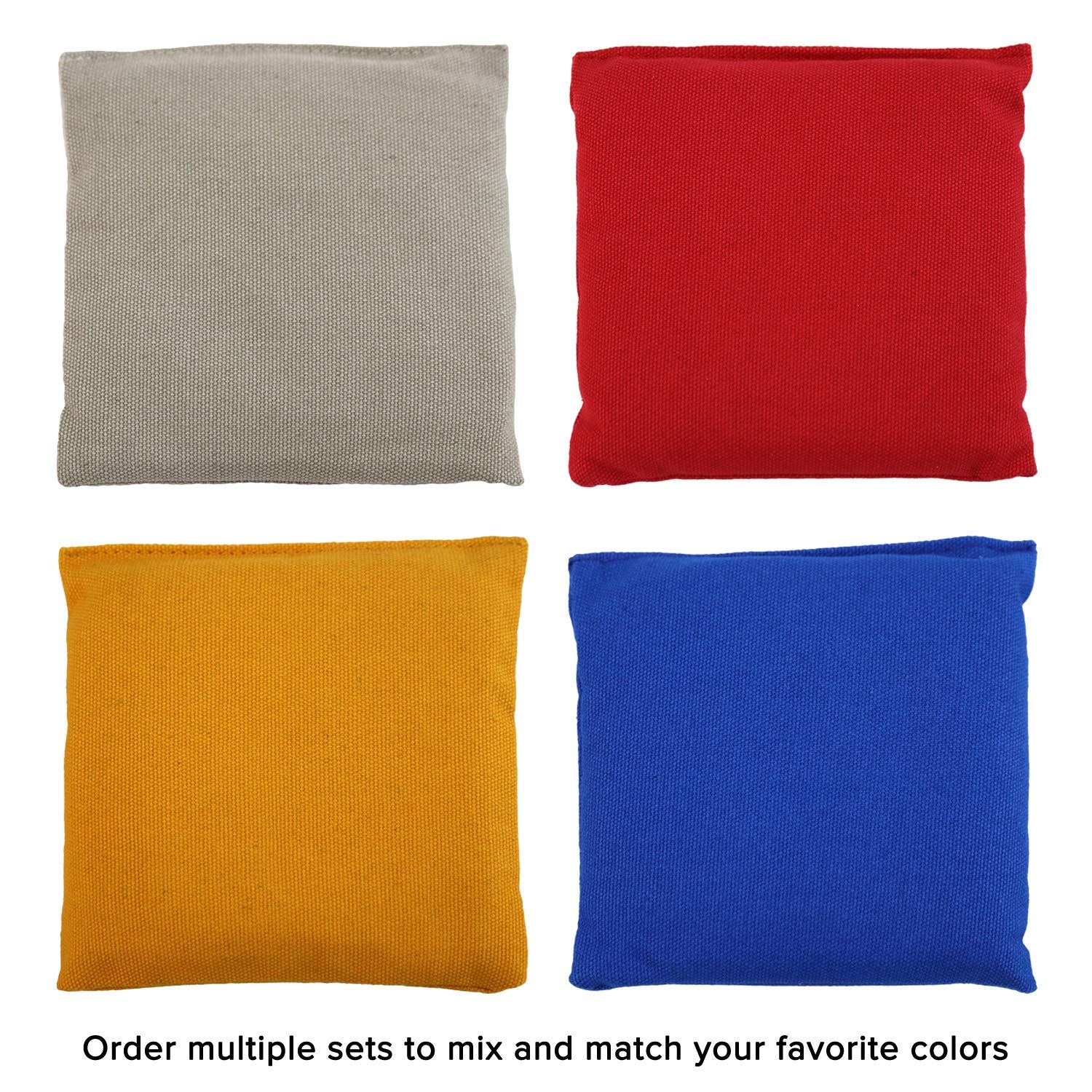 Champions Weather Resistant Cornhole Bean Bags Set of 8 - Premium Outdoor Game Accessories for Backyard, Tailgating & Beach Parties