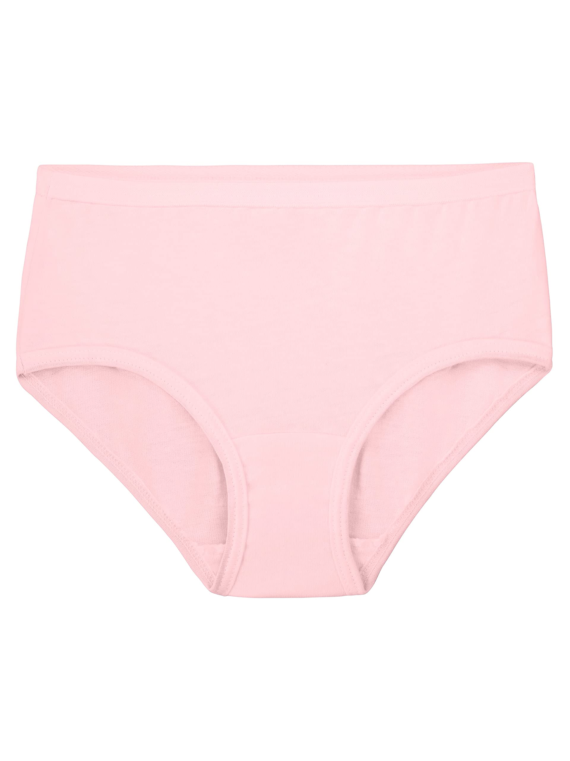 Fruit of the Loom Girls' Cotton Brief Underwear Multipack - Soft Comfortable Panties for Everyday Wear, School & Sleepwear