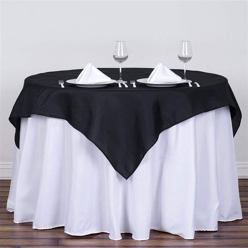54 x 54 Inch Premium Polyester Square Tablecloth - Waterproof & Wrinkle-Resistant - Perfect for Dining Tables, Parties, and Special Events
