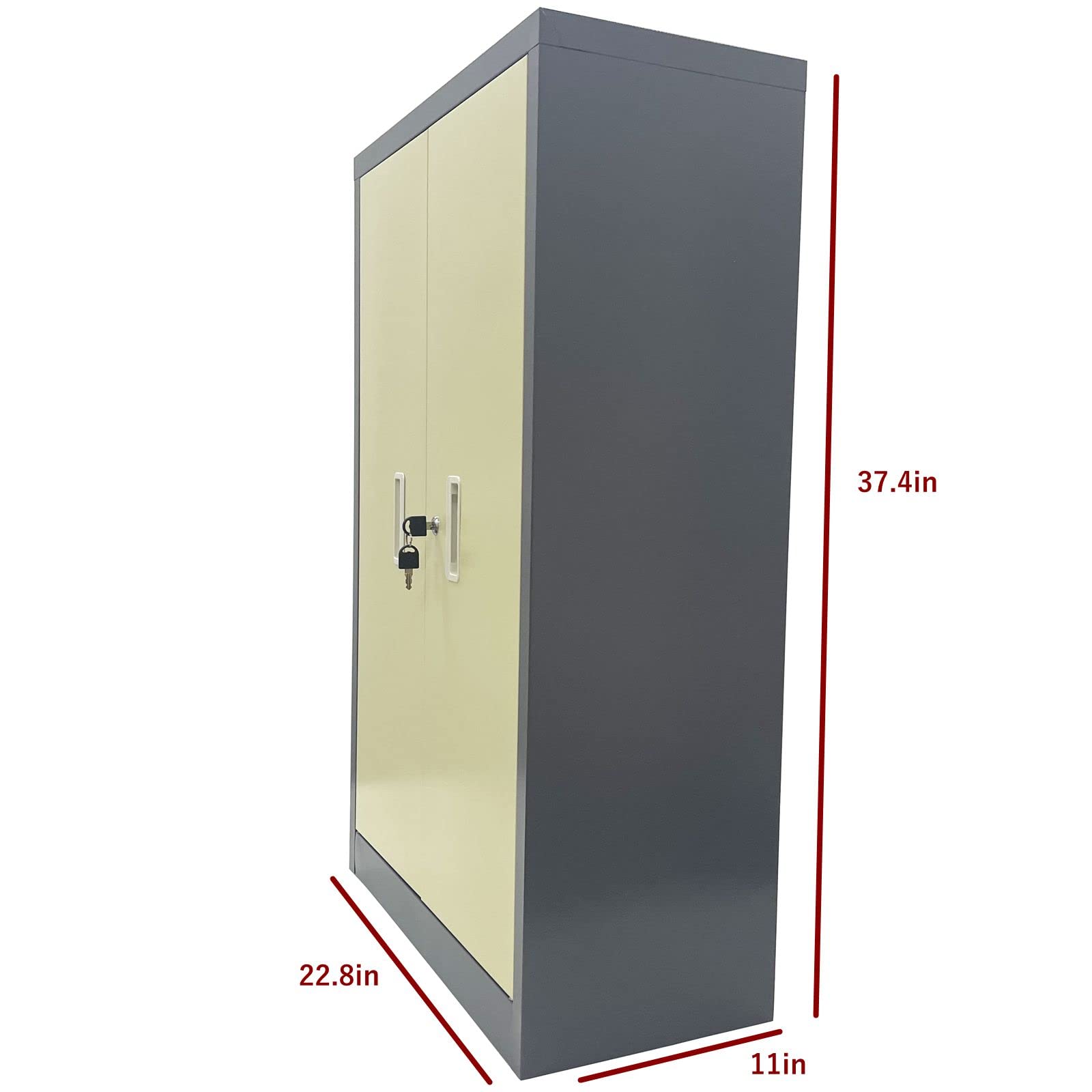 60-Drawer Steel Tool Storage Cabinet - Lockable Parts Organizer for Bolts, Nuts & Hardware | Heavy-Duty Craft & Bill Receipt Organizer with Doors | Perfect for Workshops, Garages & DIY Projects