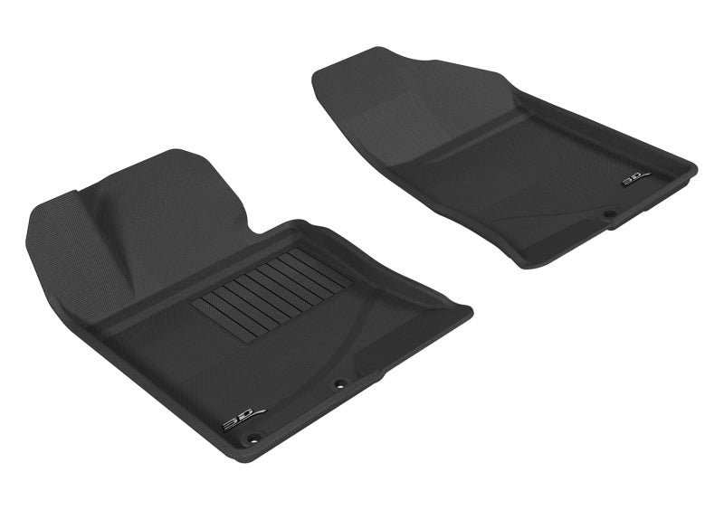 3D MAXpider Kagu Custom Fit Floor Mats for 2011-2014 Hyundai Sonata & 2015 Sonata Hybrid - 1st Row, Gray - All-Weather Protection & Easy Cleaning for Daily Commutes & Road Trips