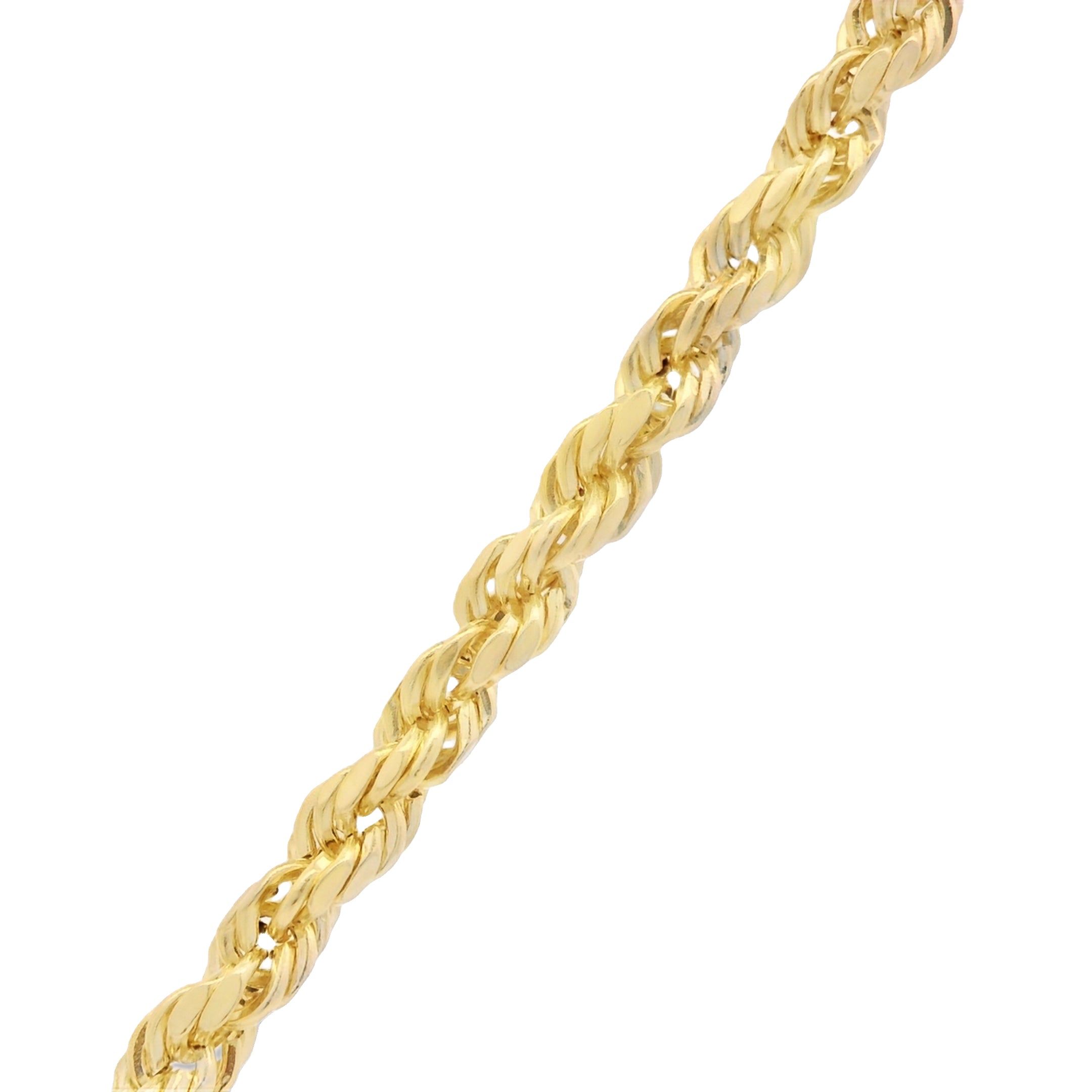14K Gold Cross Pendant with Hollow Rope Chain - 22 Inch Religious Jewelry for Men & Women - Perfect for Gifts, Church, Weddings & Everyday Wear | JTJ™