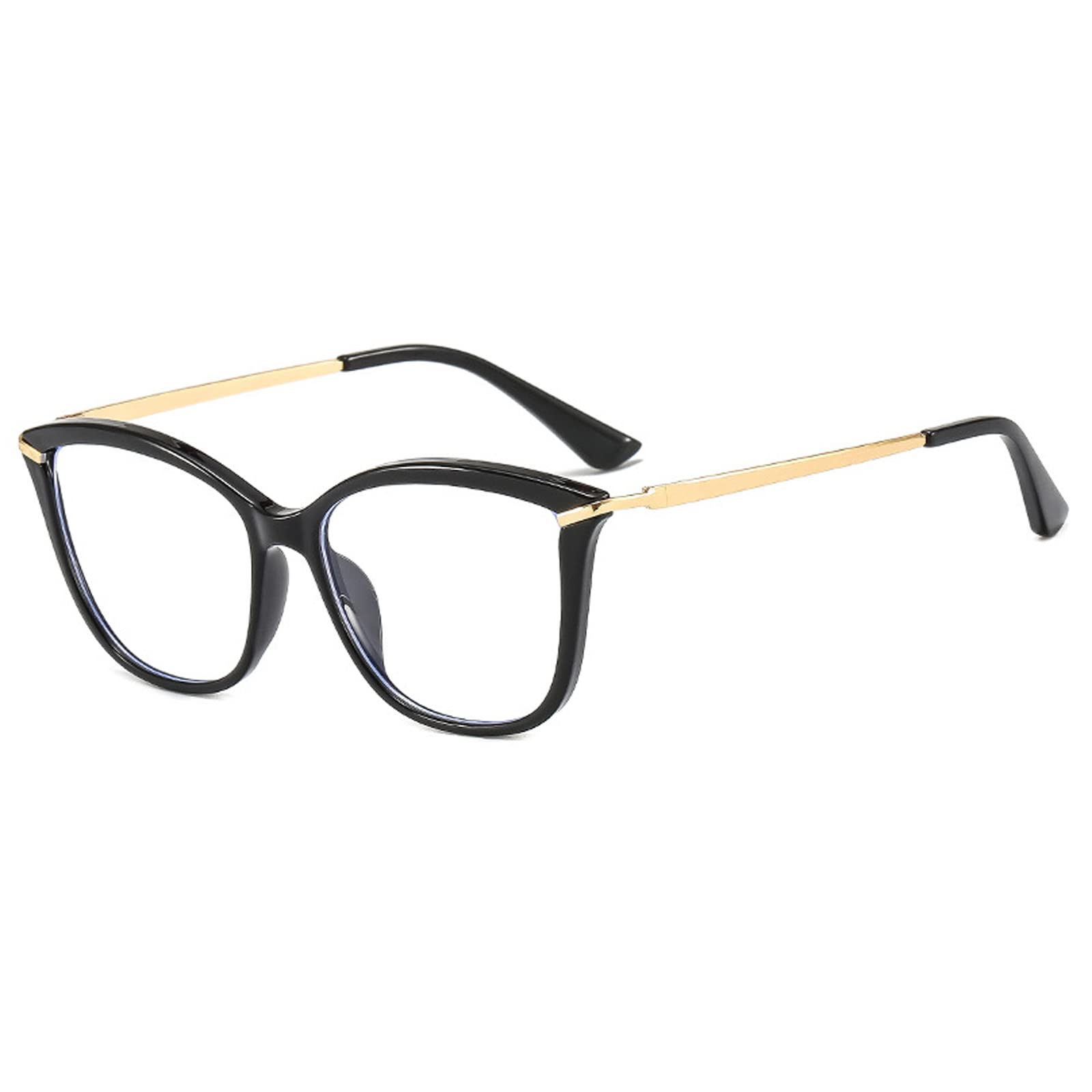 Cat Eye Prescription Glasses for Women - Myopia & Nearsighted Vision Correction - Stylish Retro Frames for Work, Reading & Daily Wear