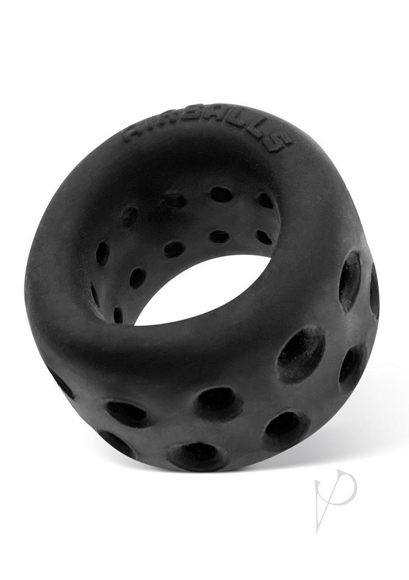 Premium Airballs Air Lite Silicone Ballstretcher - Black Ice Color for Comfort & Discretion | Perfect for Intimate Wear, Fitness Training & Sensual Play
