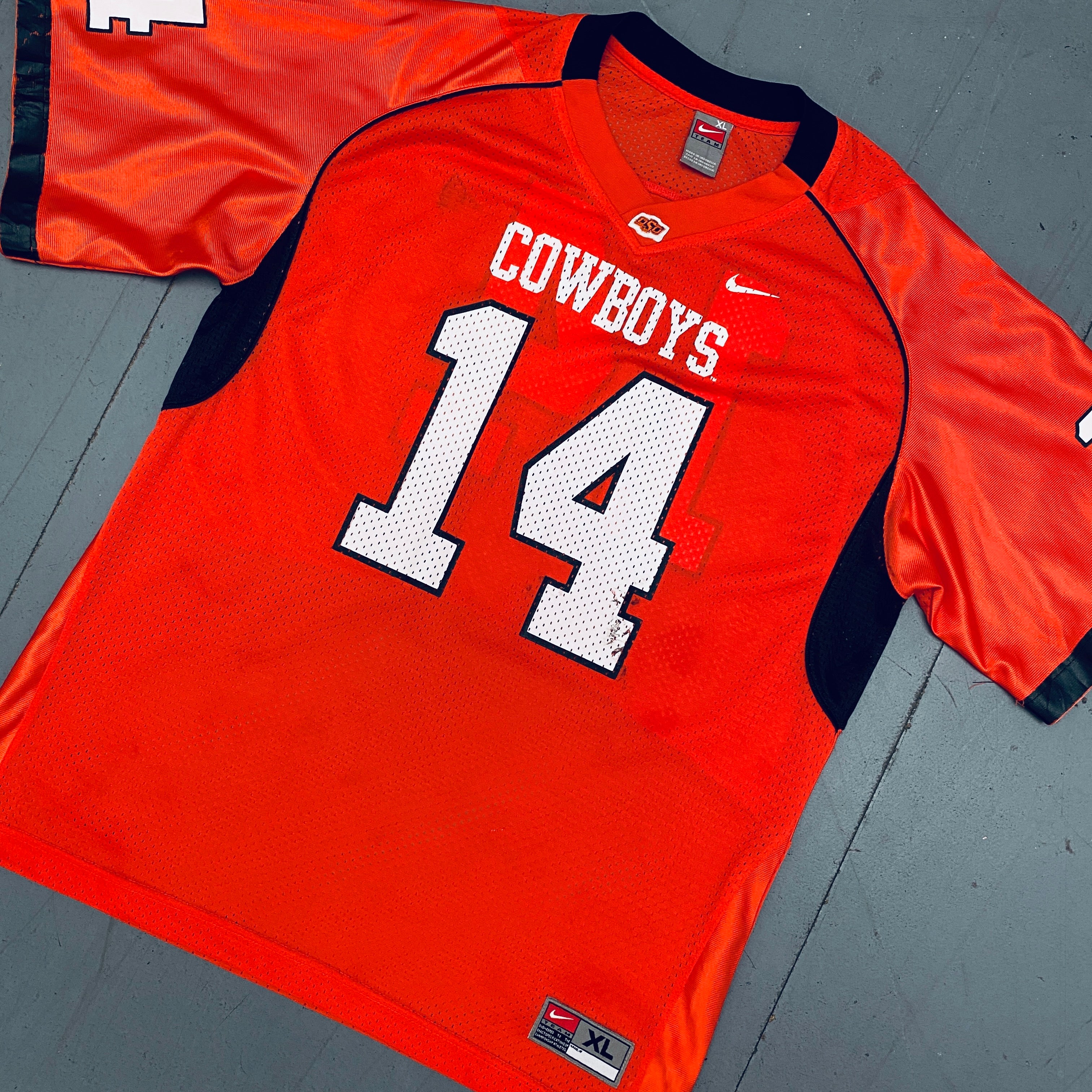 OSU Cowboys: No. 14 Nike Football Jersey (Size S) - Perfect for Game Day, Tailgating & Fan Support