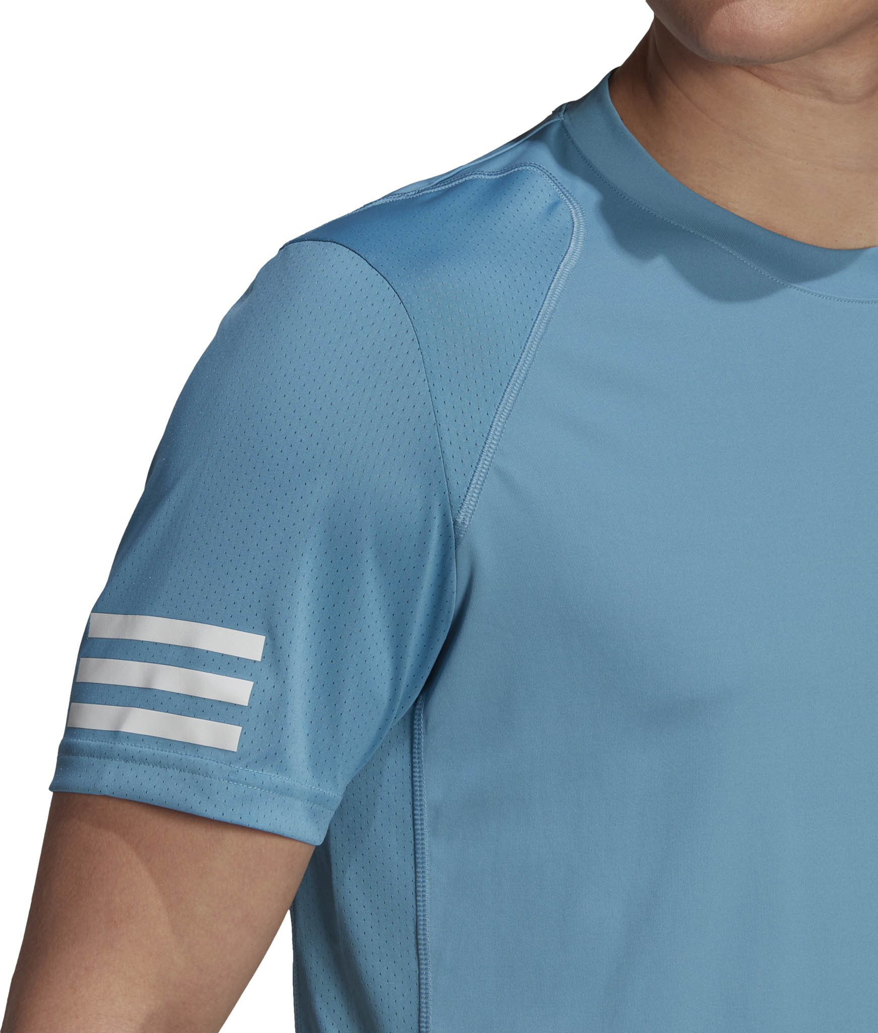 Men's 3 Stripes Club Tee - Classic Vintage Style Cotton T-Shirt for Casual Wear & Street Fashion | Past Season Collection