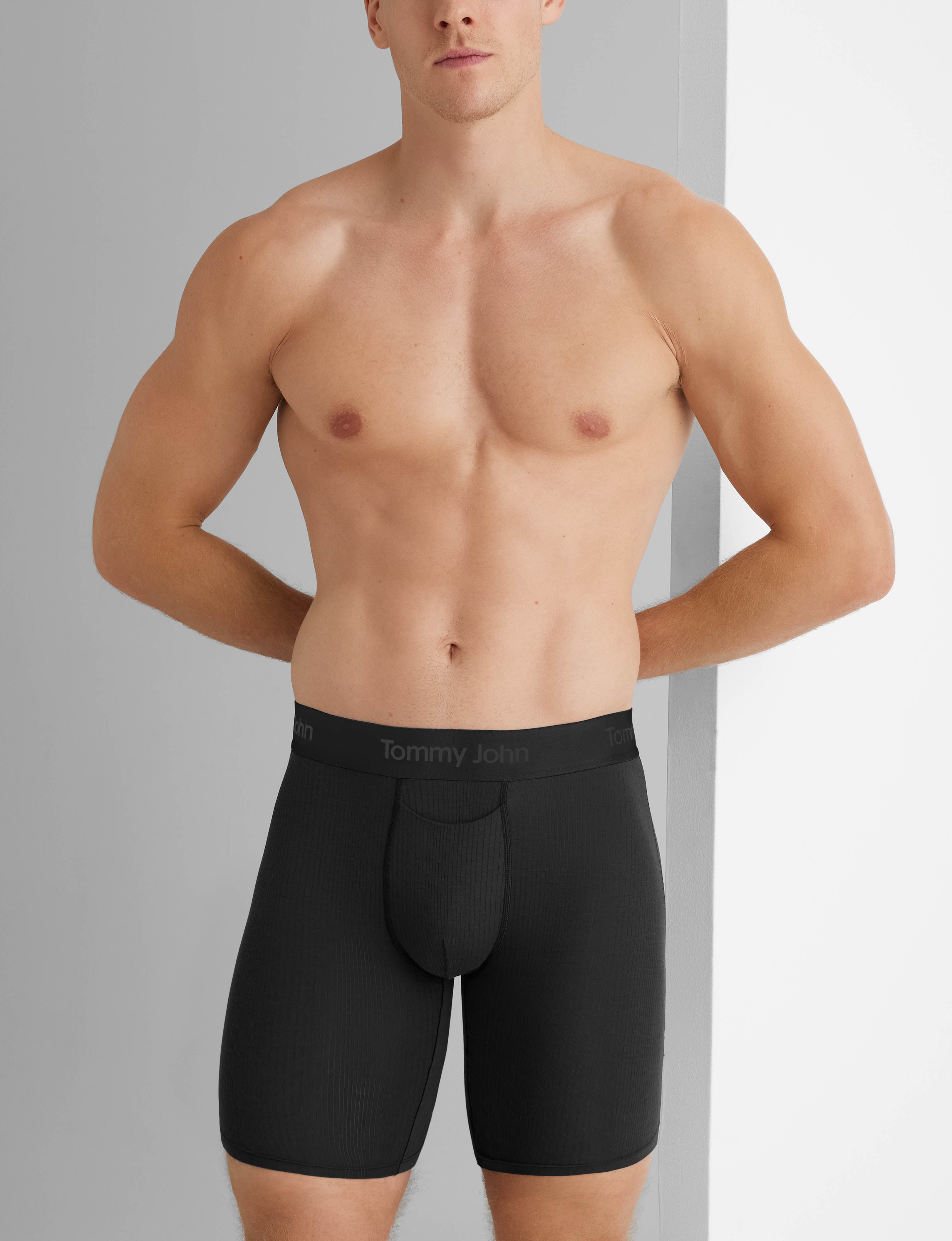 Premium Second Skin Luxe Rib Boxer Briefs - 8 Pack of Ultra-Soft Men's Underwear for All-Day Comfort | Perfect for Workout, Lounge & Everyday Wear