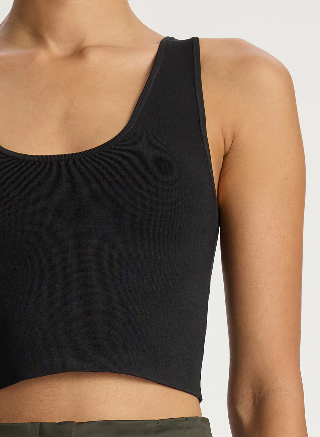 Cleo Knit Top for Women - Soft Stretch Black T-Shirt | Casual Wear, Layering & Everyday Outfits