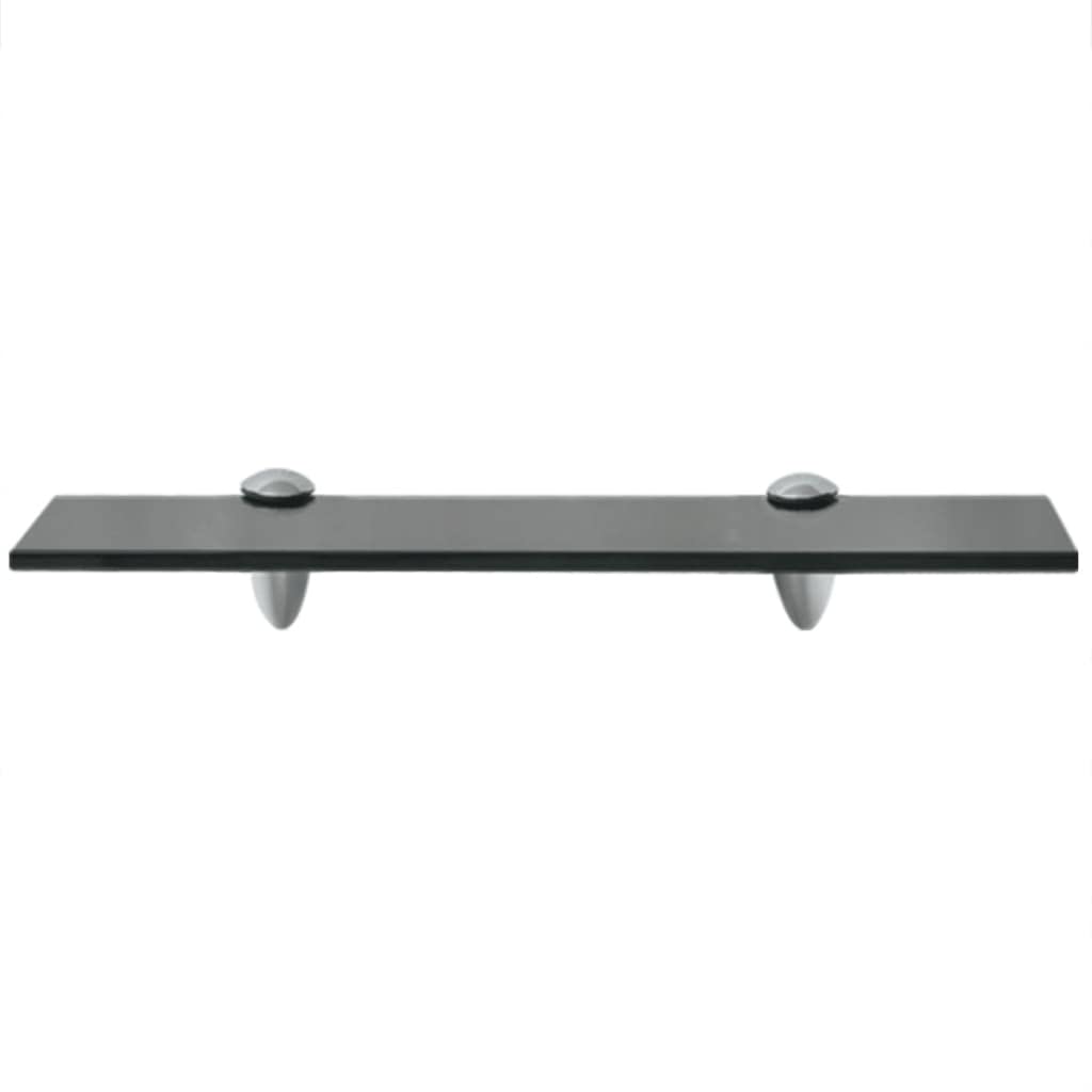 Clear Glass Floating Wall Shelves - 15.7