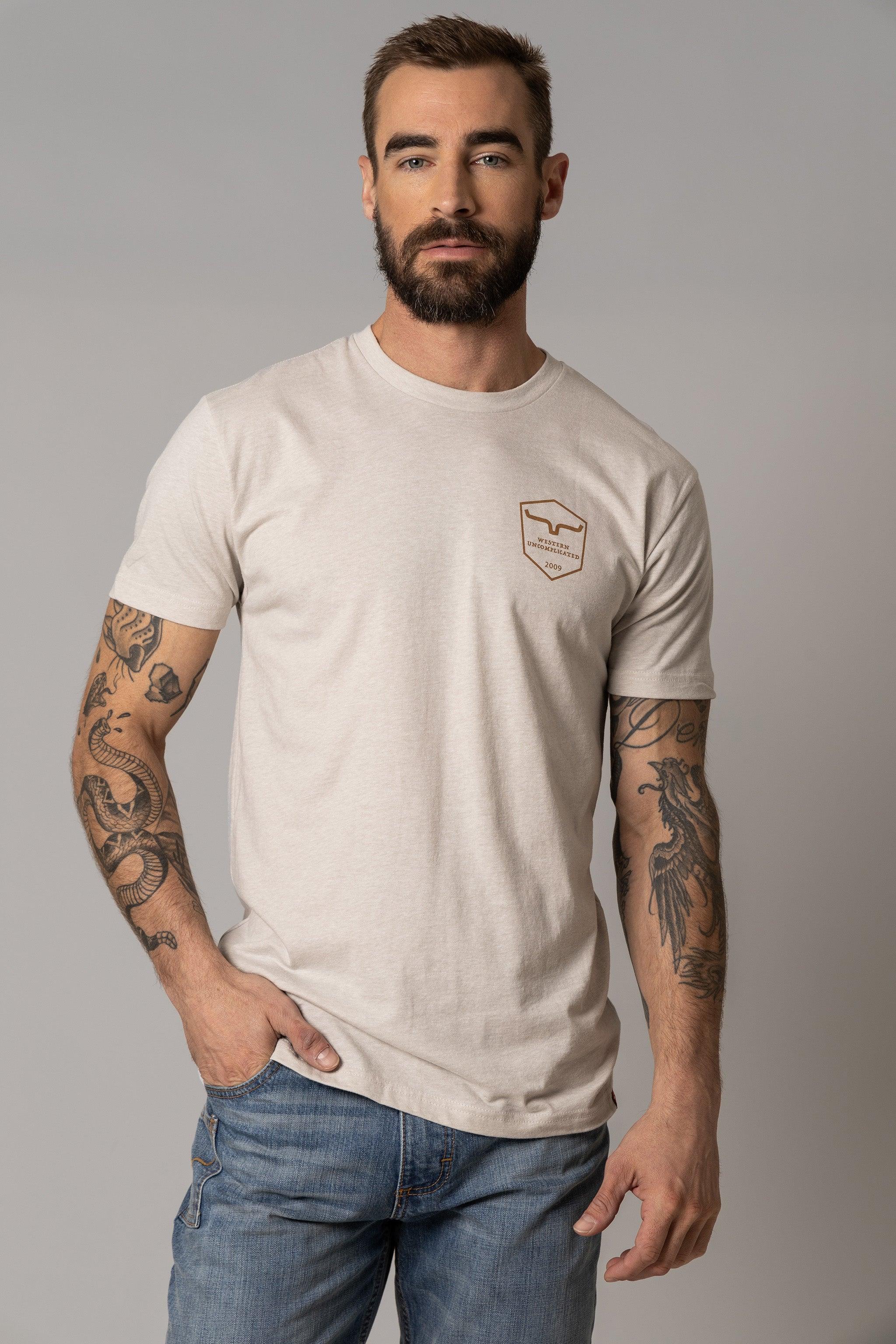 Men's Shielded Trucker Shirt - UV Protection & Breathable Workwear for Outdoor Jobs, Construction & Driving