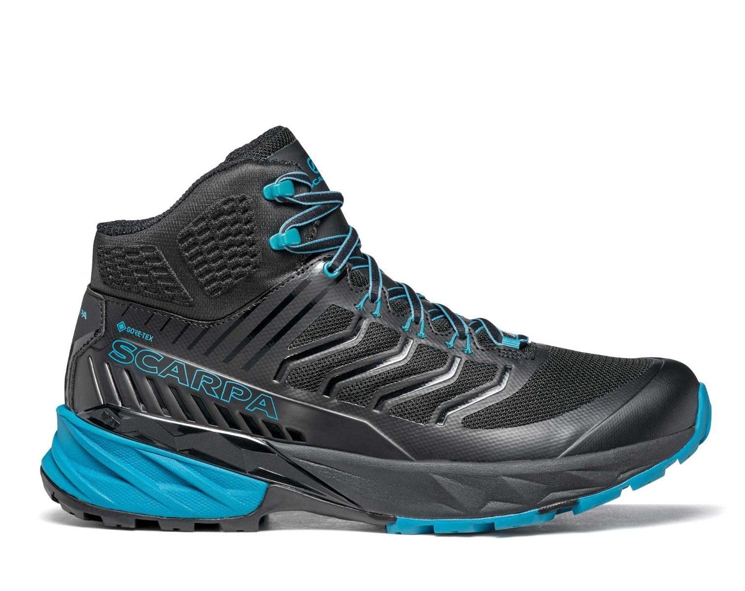 SCARPA Men's Rush Mid GTX Waterproof Hiking Boots - Gore-Tex Trail Running Shoes for Outdoor Adventures & Mountain Climbing