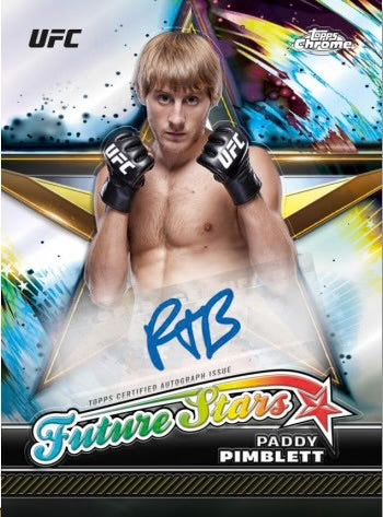2024 Topps UFC Chrome Trading Cards Value Box - Collectible Sports Cards for UFC Fans, Fight Night Events & Memorabilia Collectors