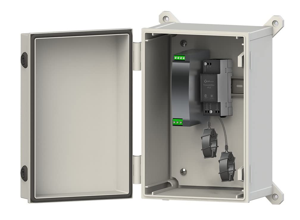 APSmart Dual Core Transmitter-PLC Outdoor Kit IP65 with 120/240VAC Power Supply - Weatherproof PLC Communication System for Industrial Automation & Smart Grid Applications