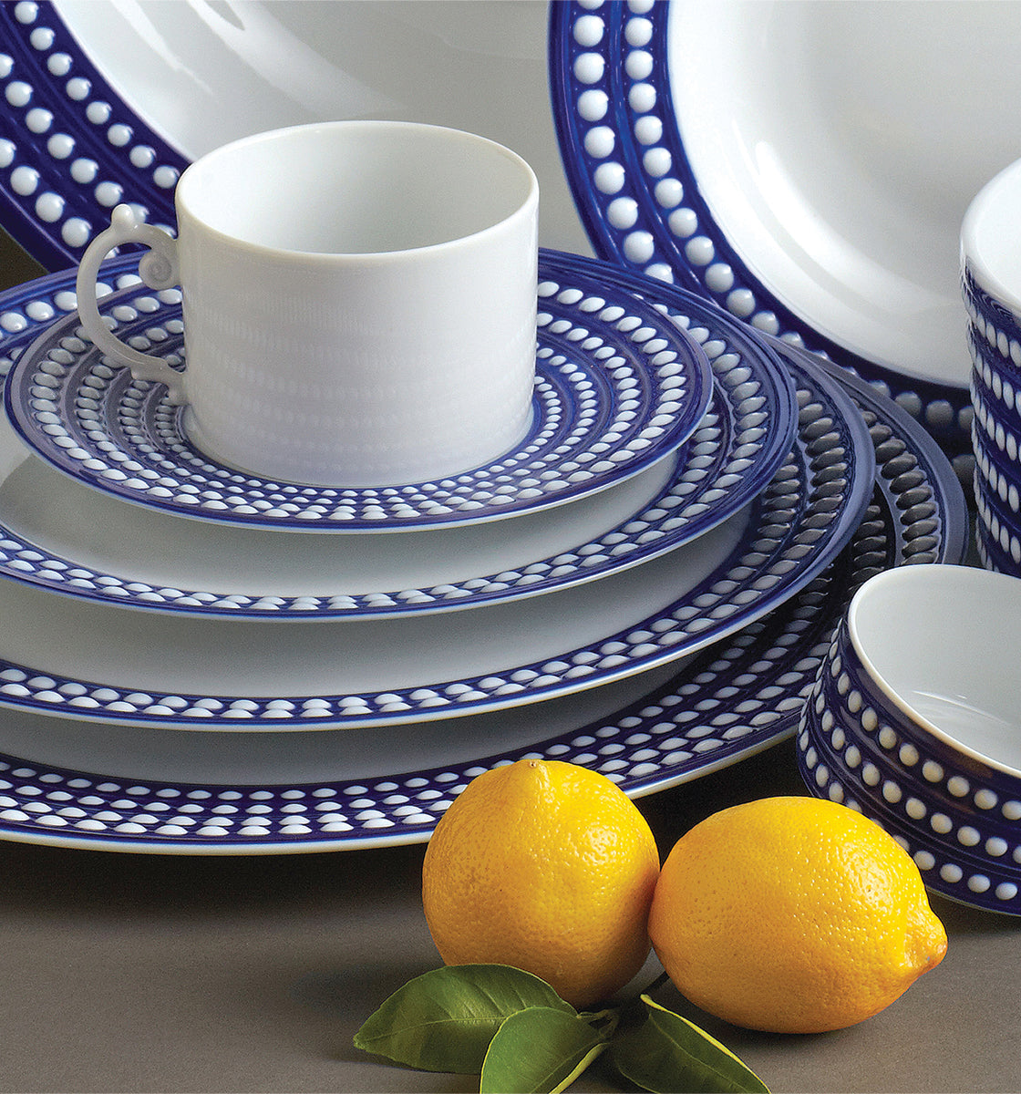Perlée Soup Plate - Elegant Porcelain Dinnerware for Fine Dining & Home Entertaining - Perfect for Soups, Salads & Desserts