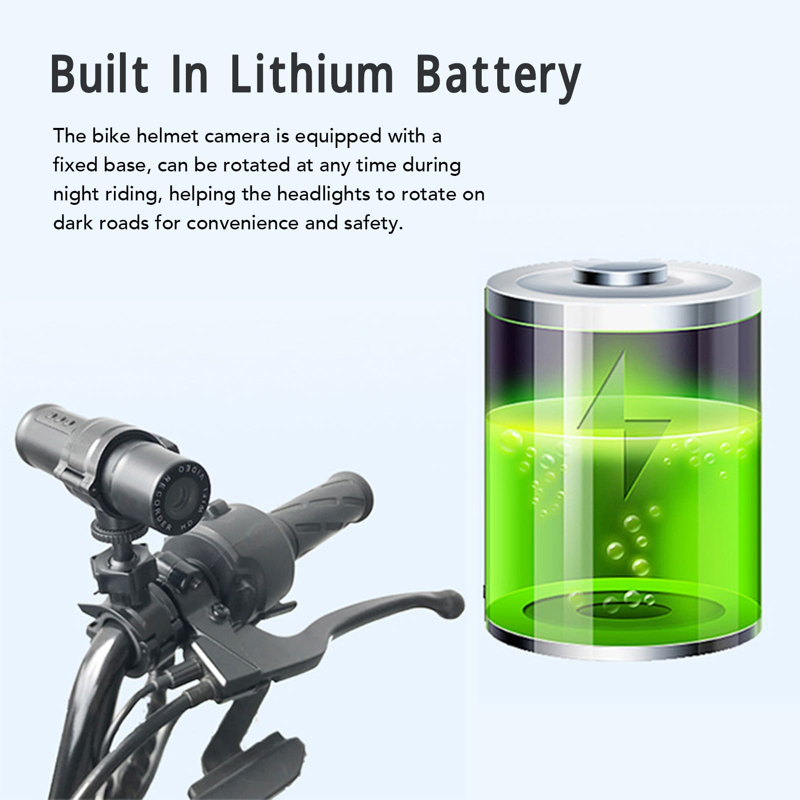 Dpofirs 1080P Motorcycle Dash Cam - Front & Rear, 120° Wide Angle for Outdoor Riding