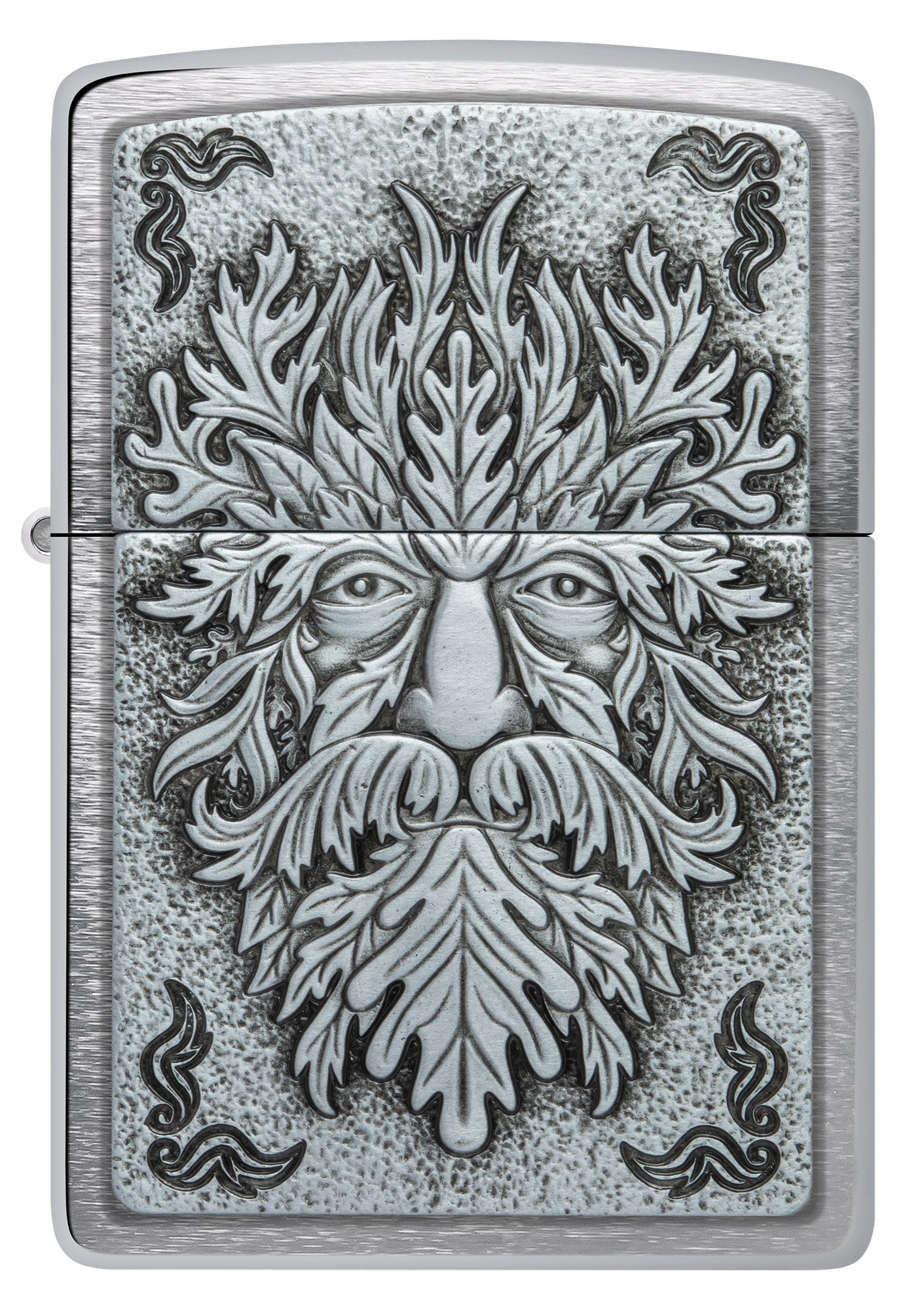 Greenman Emblem Brushed Chrome - Premium Car Accessory for Customization & Personalization | Perfect for Car Enthusiasts & Gift Ideas