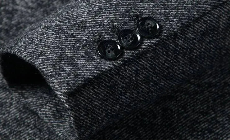Stallone Men's Wool Winter Coat - Warm & Stylish Outerwear for Cold Weather - Perfect for Outdoor Activities & Daily Commute