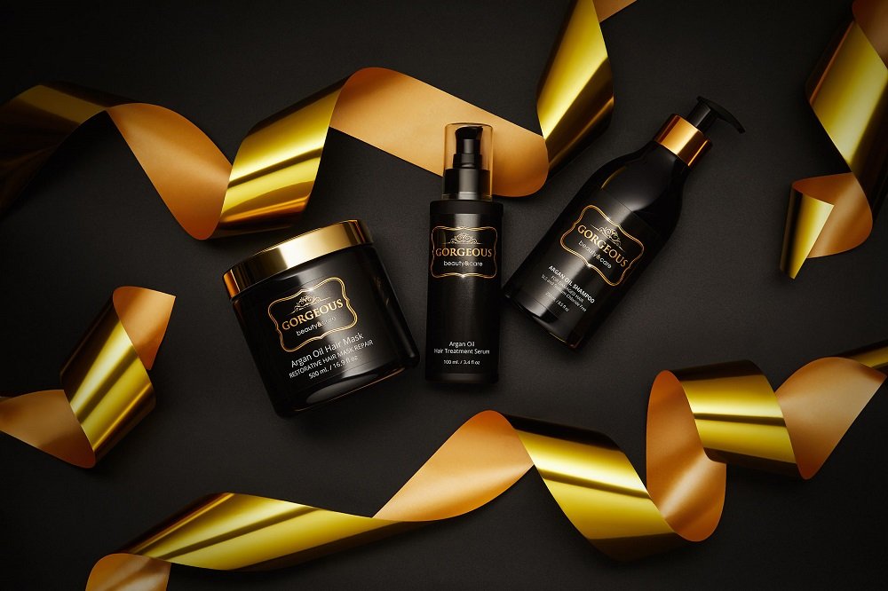 Premium Argan Oil Shampoo, Hair Mask & Oil Set - Hydrating Hair Care Trio for Dry, Damaged Hair | Perfect Gift for Women - Salon Quality Treatment at Home
