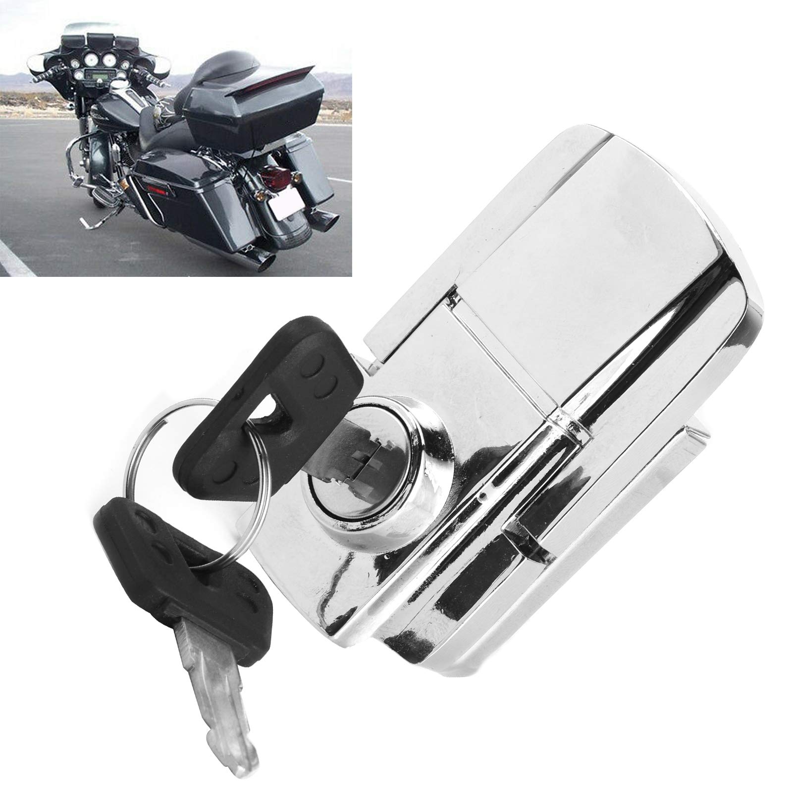 Anti-Theft Motorcycle Trunk Lock with 2 Keys - Big Sheep Replacement for Secure Storage