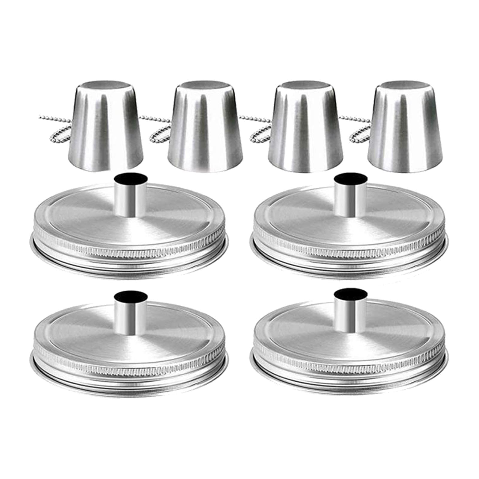 SAZ DEKOR 4X Premium Cotton Lamp Wicks - Replacement Wicks for Tiki Torches, Candle Making & Outdoor Garden Lights - Perfect for DIY Candles, Patio Decor & Backyard Parties