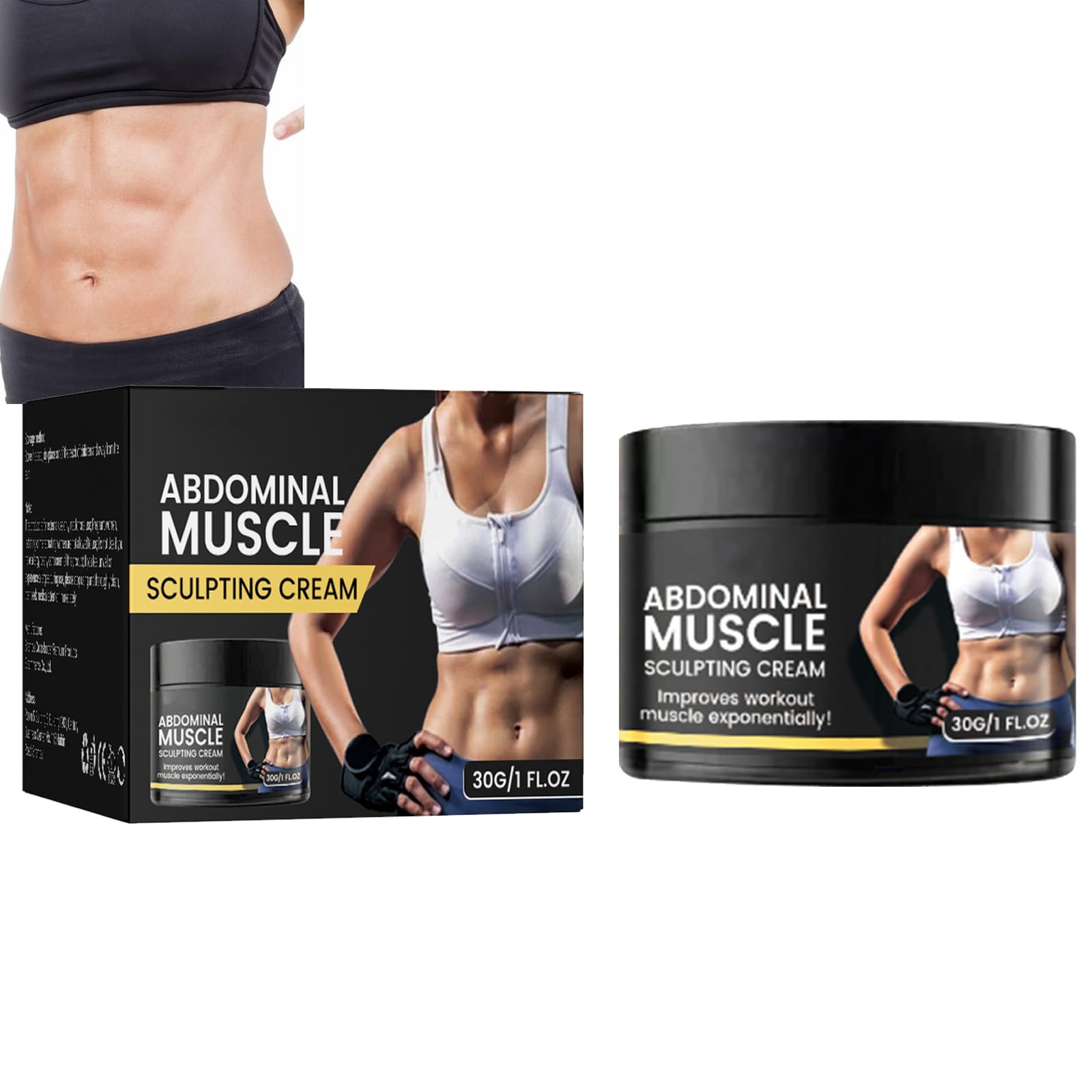 KOAHDE Fat Burner Slimming Cream - Belly Fat Burning & Cellulite Eliminator for Weight Loss | Concentrated Body Sculpting Massage Cream for Toning & Firming | Perfect for Post-Workout Recovery & At-Home Spa Treatments
