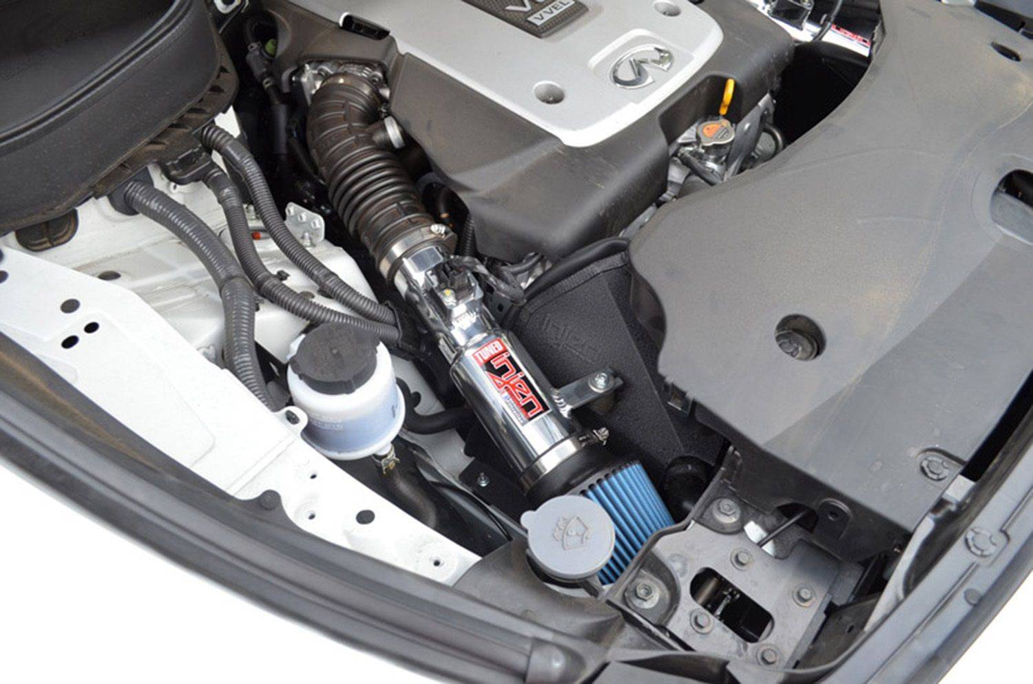2009-2012 Infiniti FX35 V6 3.5L Performance Air Intake System - Polished Aluminum Cold Air Intake Kit - Enhances Engine Power & Fuel Efficiency - Perfect for Street Racing & Off-Road Adventures