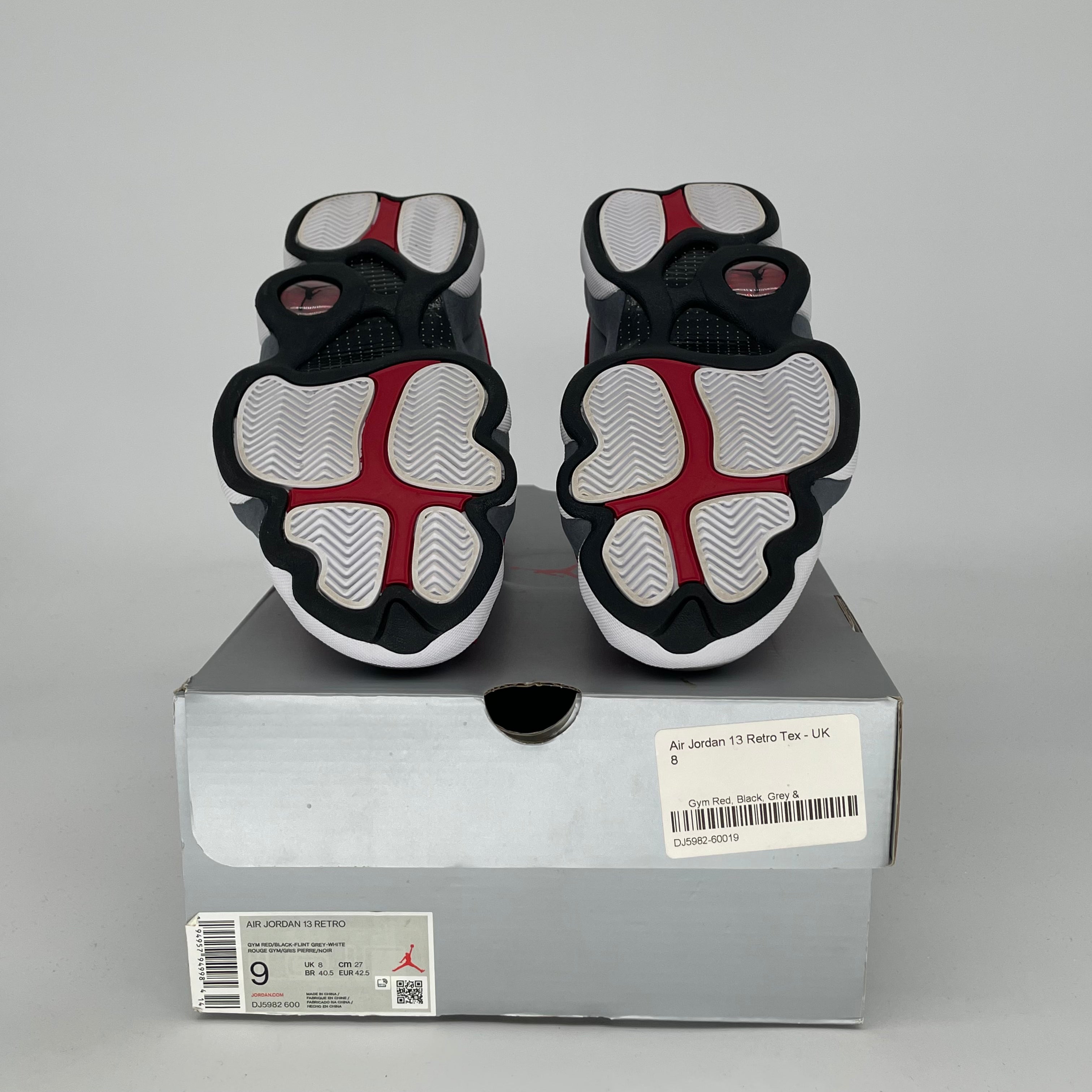 AIR JORDAN 13 Retro Basketball Shoes - Red Flint Colorway - Men's Size 9/Women's Size 10.5 - Style Code DJ5982-600 | Perfect for Streetwear, Sneaker Collecting & Basketball Games