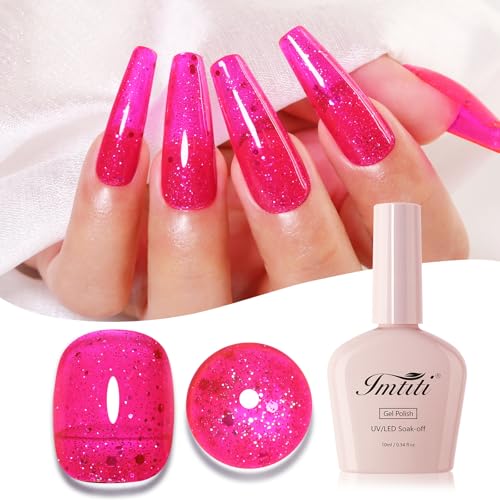 Hot Pink Iridescent Glitter
