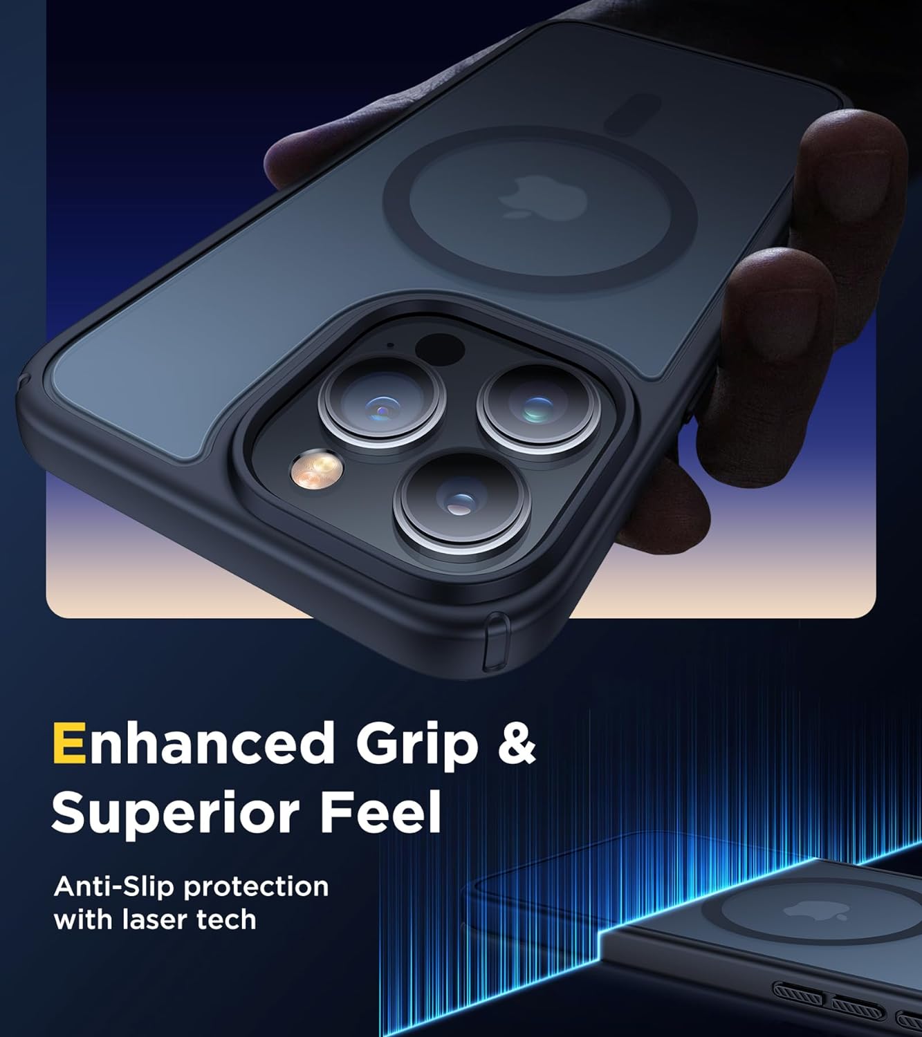 iPhone 16 Pro Max Case - Premium Shockproof & Scratch-Resistant Protective Cover with Military-Grade Drop Protection - Perfect for Outdoor Adventures, Travel & Daily Use