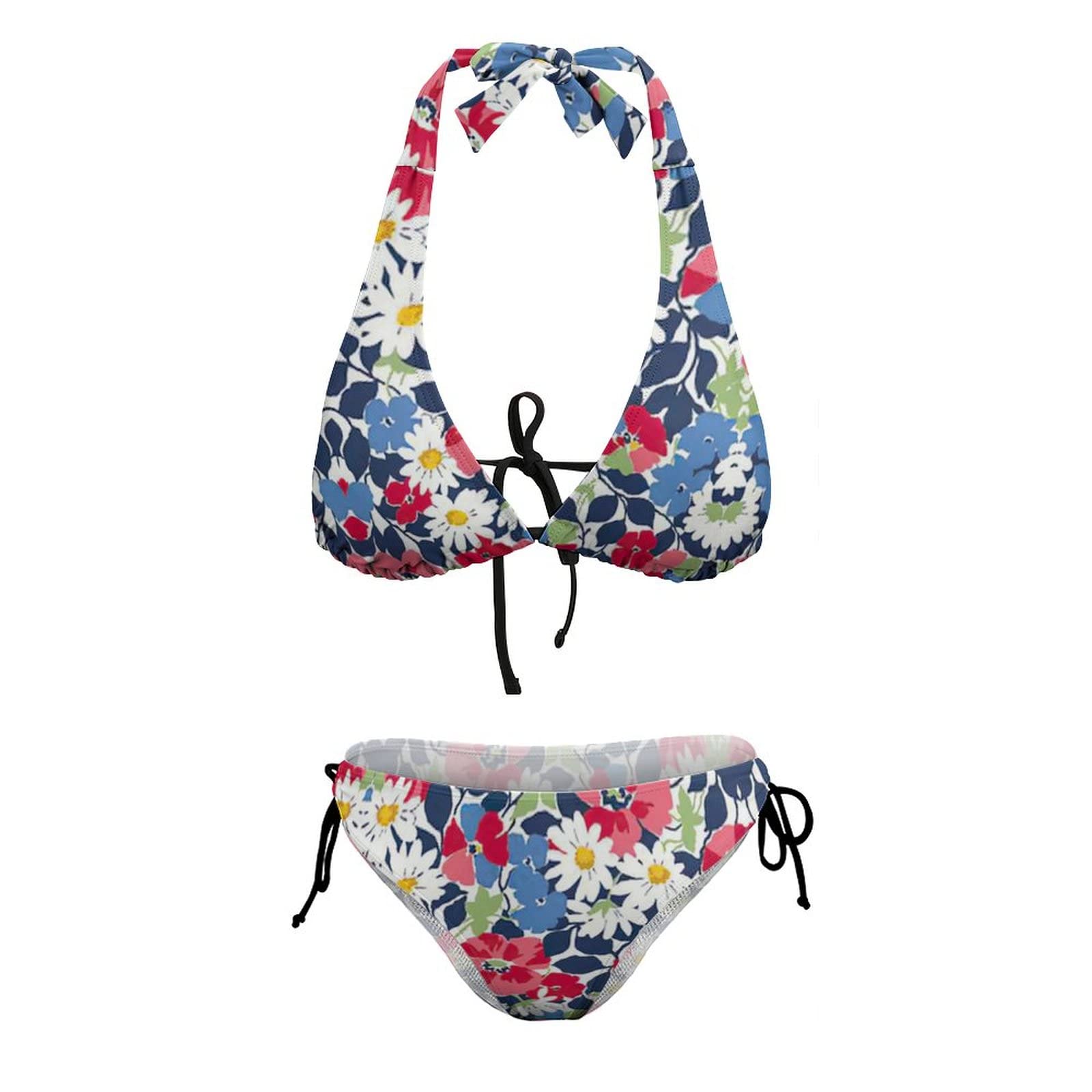 Plus Size Floral Two Piece Swimsuits for Women - Stylish Bathing Suit for Beach, Pool & Summer Vacations