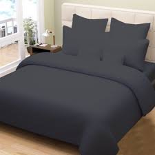 Luxury Egyptian Cotton 600 Thread Count 9-Piece King Size Bed in a Bag Comforter Set - Includes Duvet Cover, Sheet Set & Bed Skirt - Elephant Grey Solid Color - Perfect for Master Bedroom, Guest Room & Hotel Style Bedding