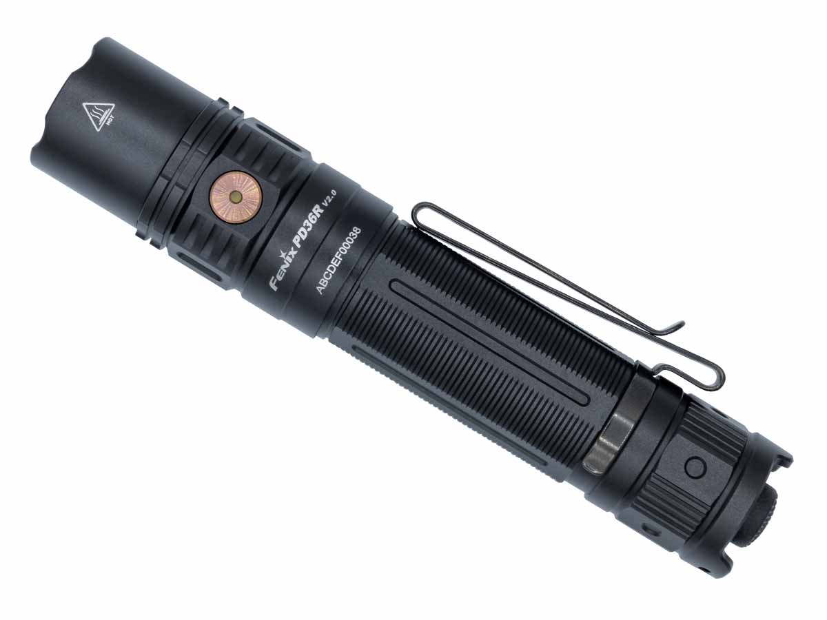 Fenix PD36R V2.0 Rechargeable Tactical Flashlight 1600 Lumens with USB-C Charging - Perfect for Camping, Hiking, Emergency & Outdoor Adventures