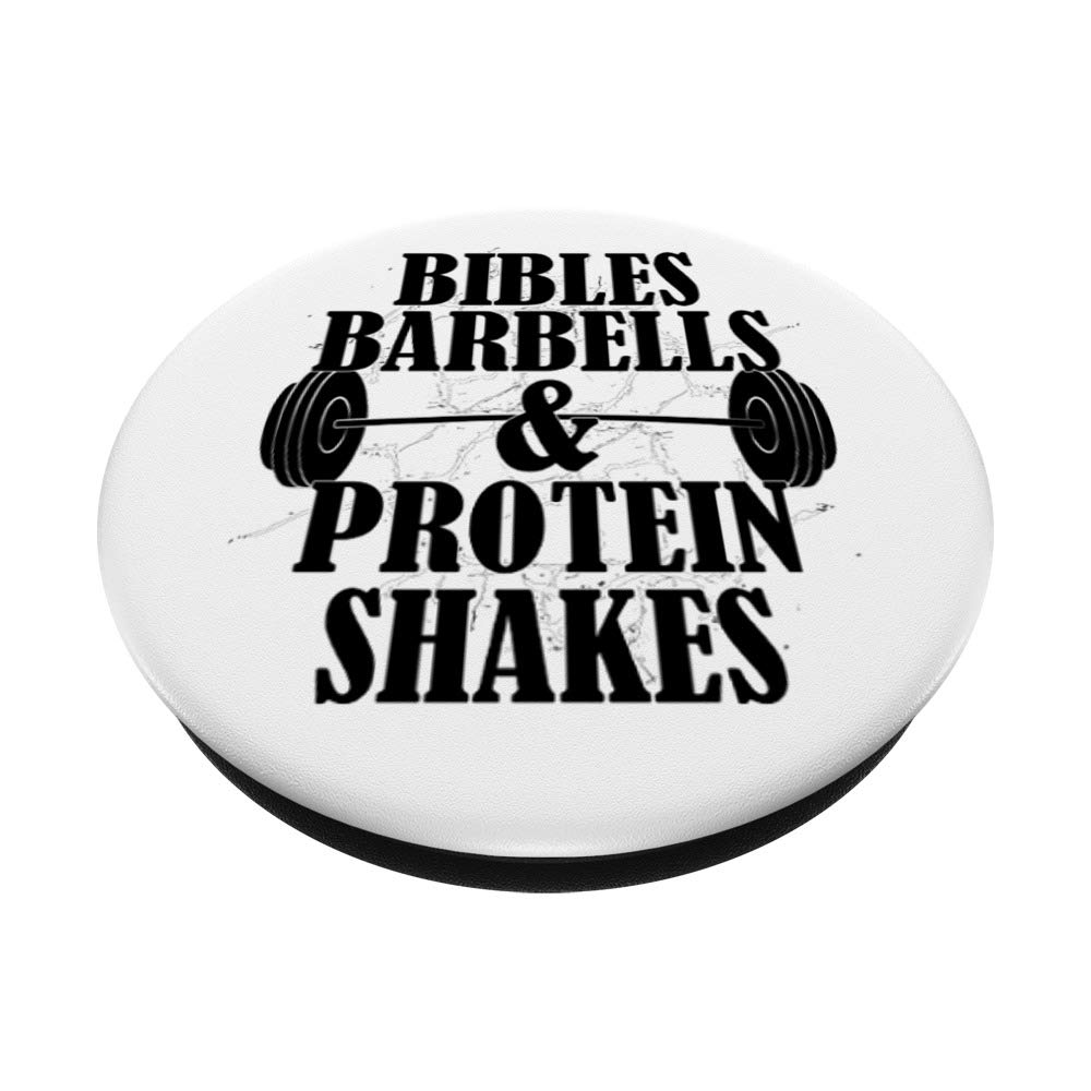 Christian Religious Gym Bibles - Inspirational Workout Scriptures & Protein Shakes for Faith-Based Fitness Motivation | Perfect for Home Gyms, Church Workout Groups & Christian Athletes