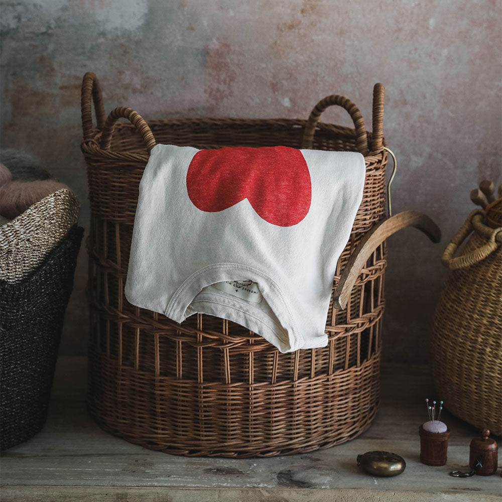 Libby Rattan Basket - Handwoven Natural Storage Basket for Home Decor, Organizing, and Laundry - Perfect for Living Room, Bedroom, and Bathroom Storage