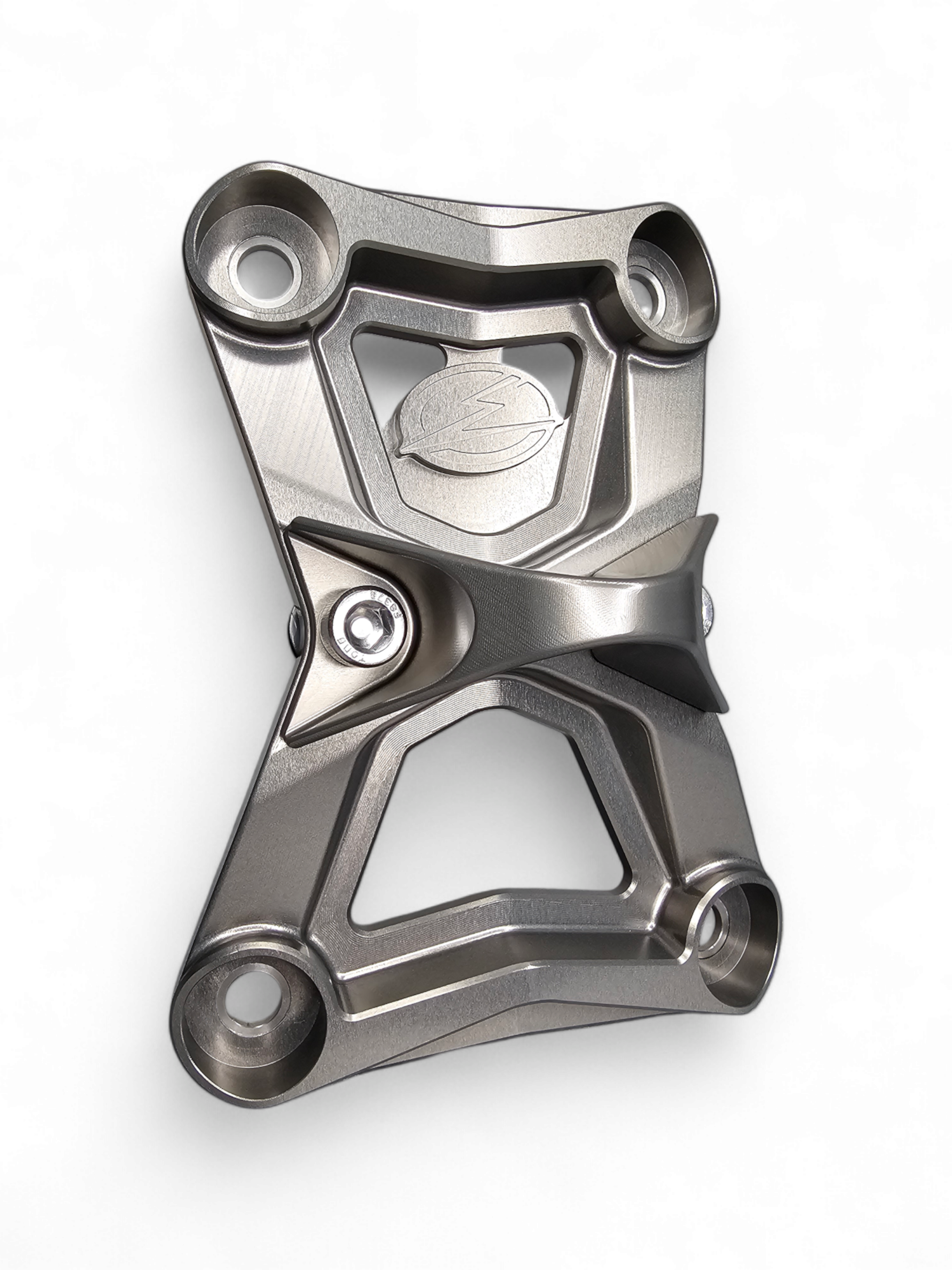 2022-2025 Polaris RZR Turbo R/Pro R Heavy-Duty Radius Rod Plate with Tow Hook - Gunmetal Finish (RRP610022) - Off-Road Protection & Recovery Accessory for UTV Adventures