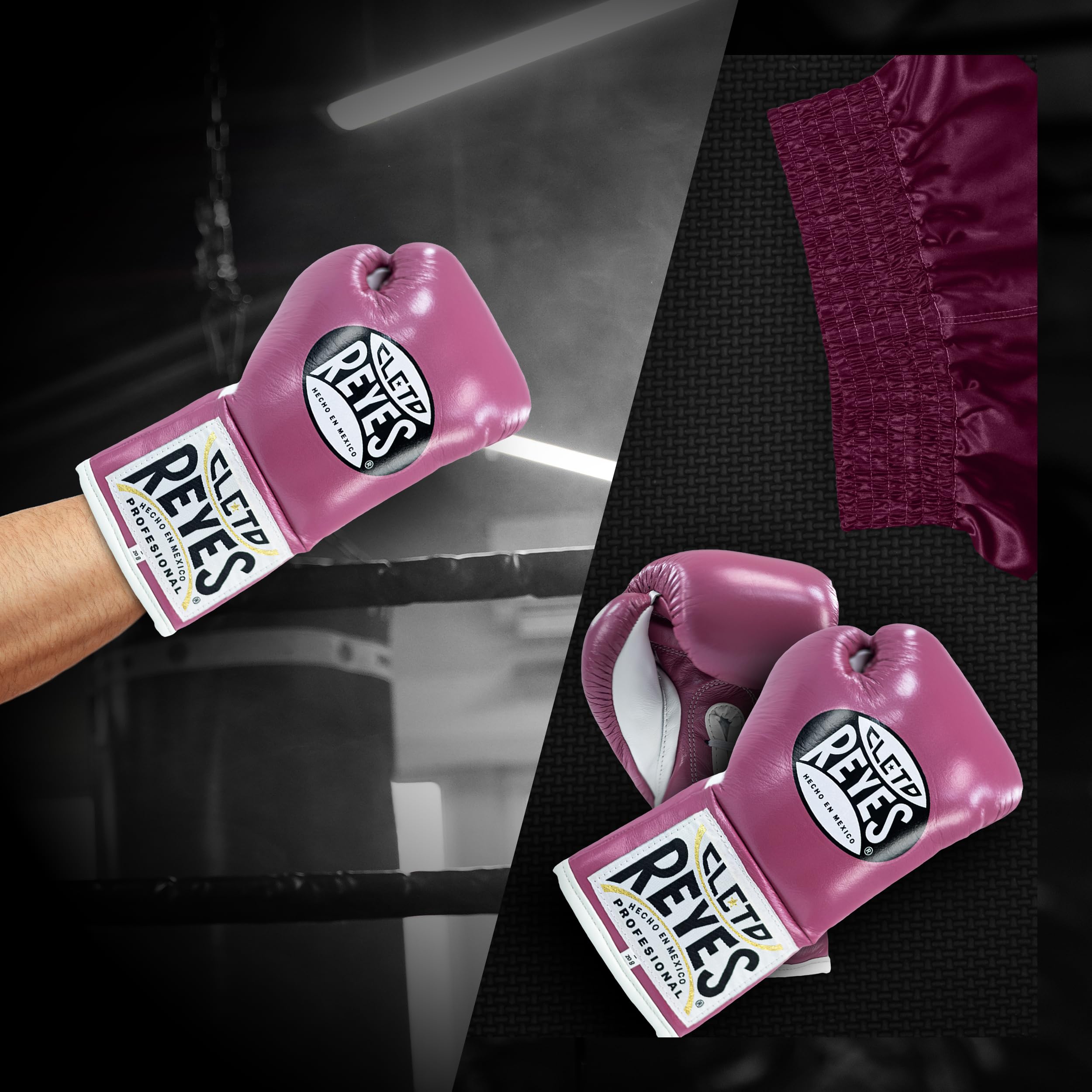 Cleto Reyes Professional Competition Boxing Gloves for Men & Women - Premium Leather & Horsehair - MMA, Kickboxing, Muay Thai Training - Lace-Up Design for Maximum Support | Perfect for Sparring, Heavy Bag Work & Competition Fights