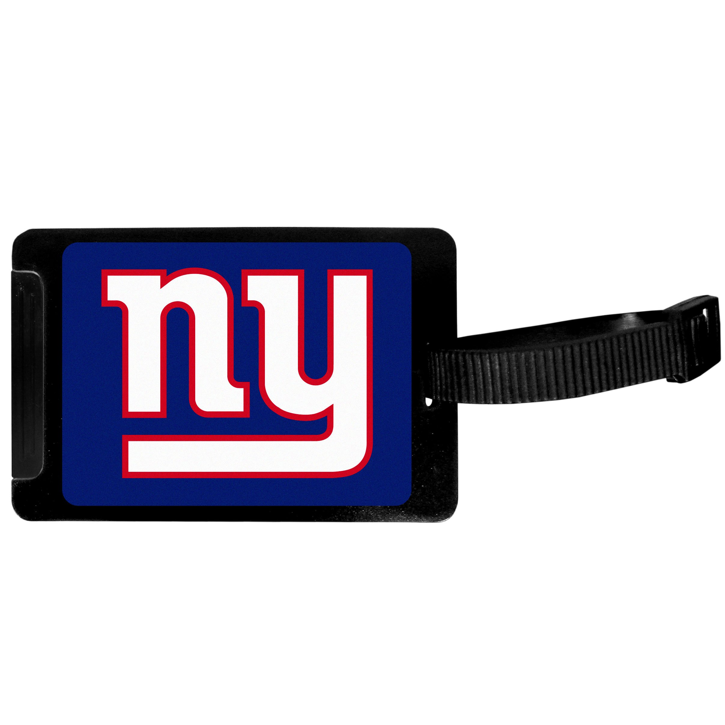 **Siskiyou Sports Unisex NFL New York Giants Luggage Tag - Black, 3.25 Inches - Perfect for Travel, Suitcases, Backpacks & Gift for Football Fans**