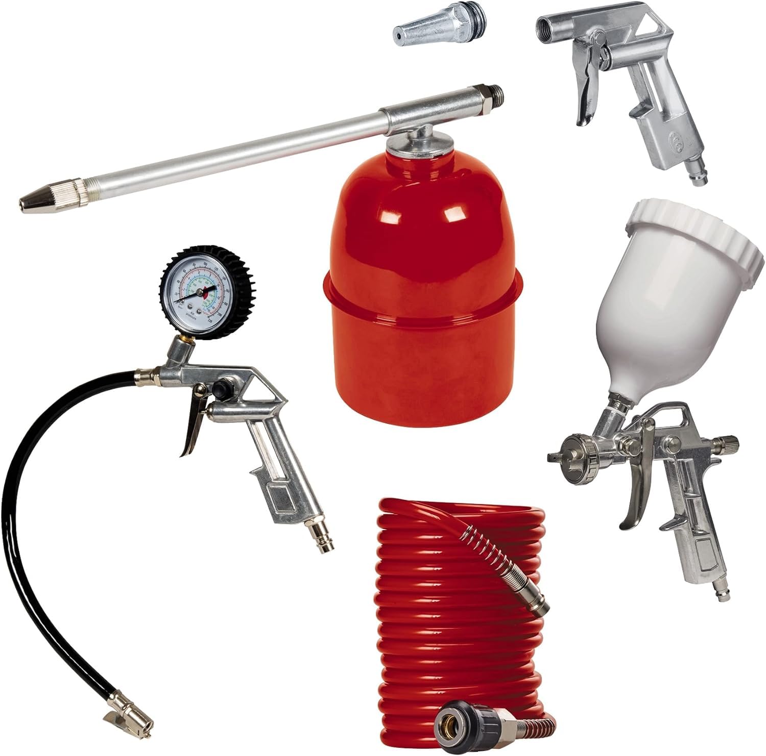 5-Piece Air Tool Kit for Automotive & DIY Projects - High-Quality Pneumatic Tools for Repair, Construction & Home Improvement