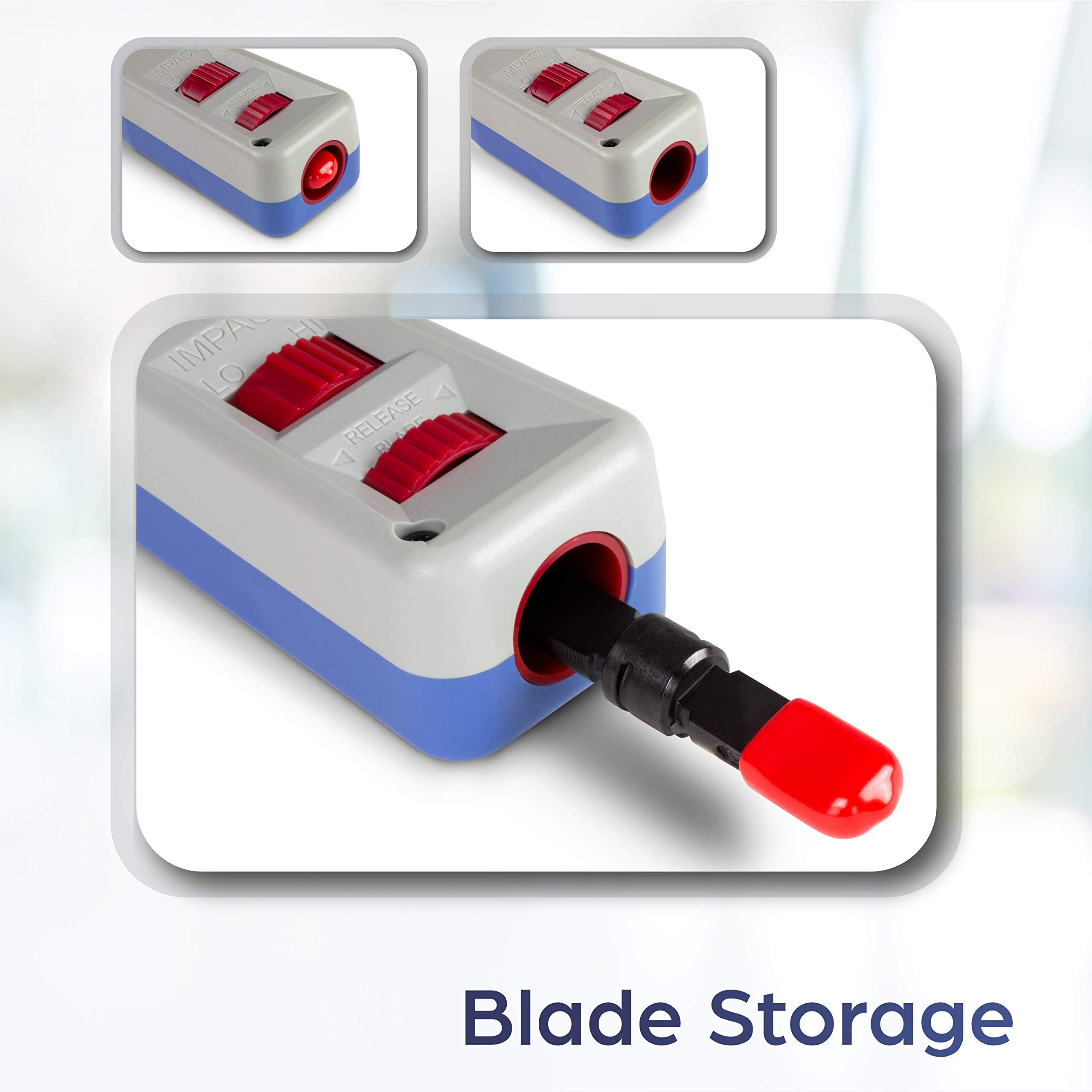 TRENDnet Professional Punch Down Tool with 110 & Krone Blades - Interchangeable Reversible Blades for Network Cable Termination - Ideal for Ethernet Installations, Cat5/6 Wiring & Telecom Work