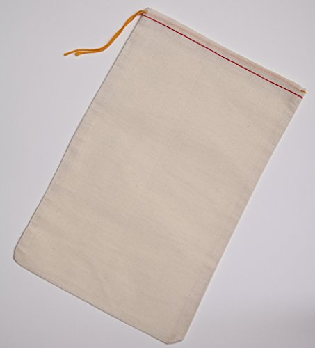 8x12 Inch (Pack of 10) - Orange Drawstring