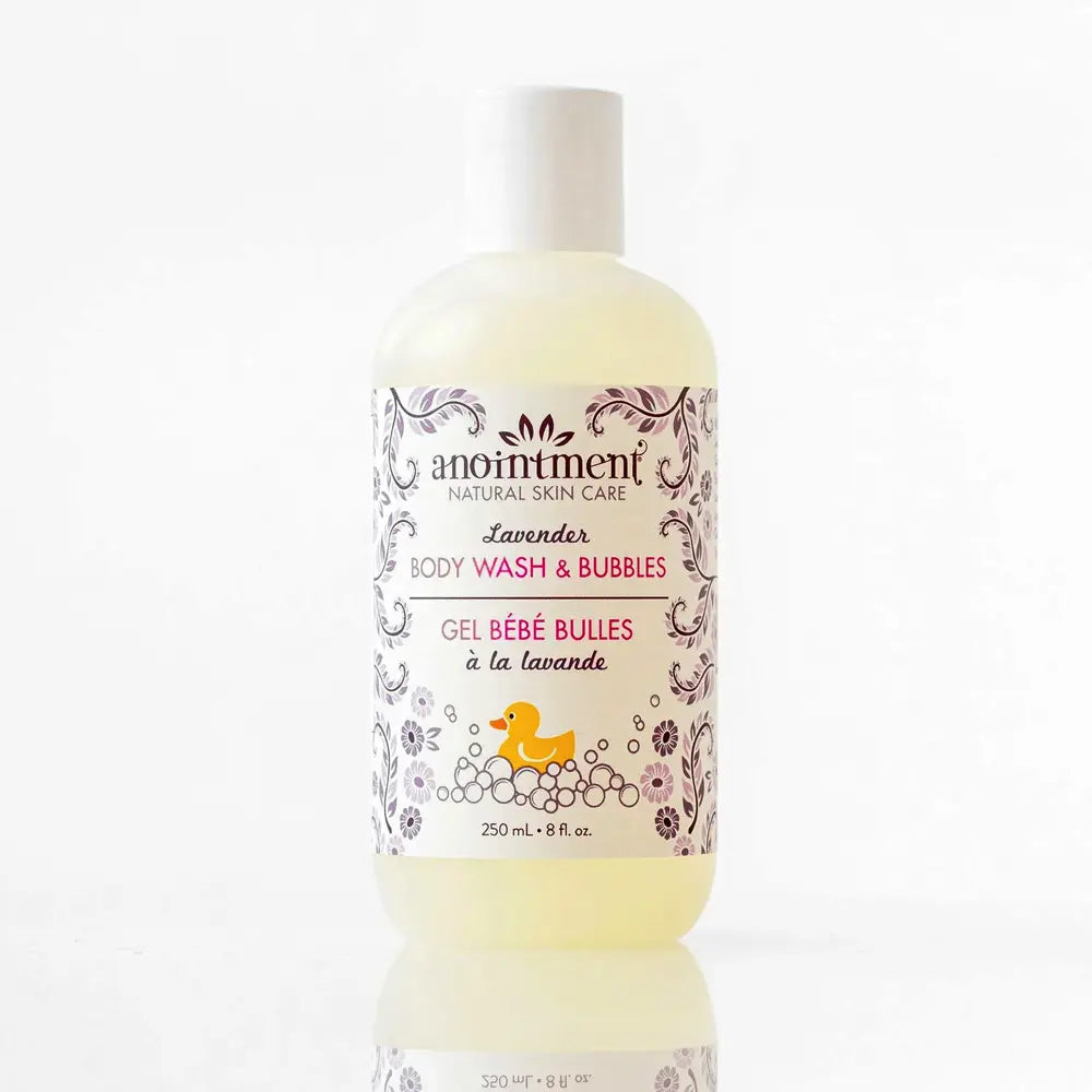 Anointment Lavender Body Wash & Bubbles - 250ml | Soothing & Relaxing Aromatherapy Shower Gel for Stress Relief & Better Sleep