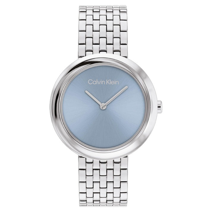 Calvin Klein Twisted Bezel Blue Dial Watch 25100065 for Men - Stylish Casual & Business Accessory - Perfect for Office, Parties & Everyday Wear